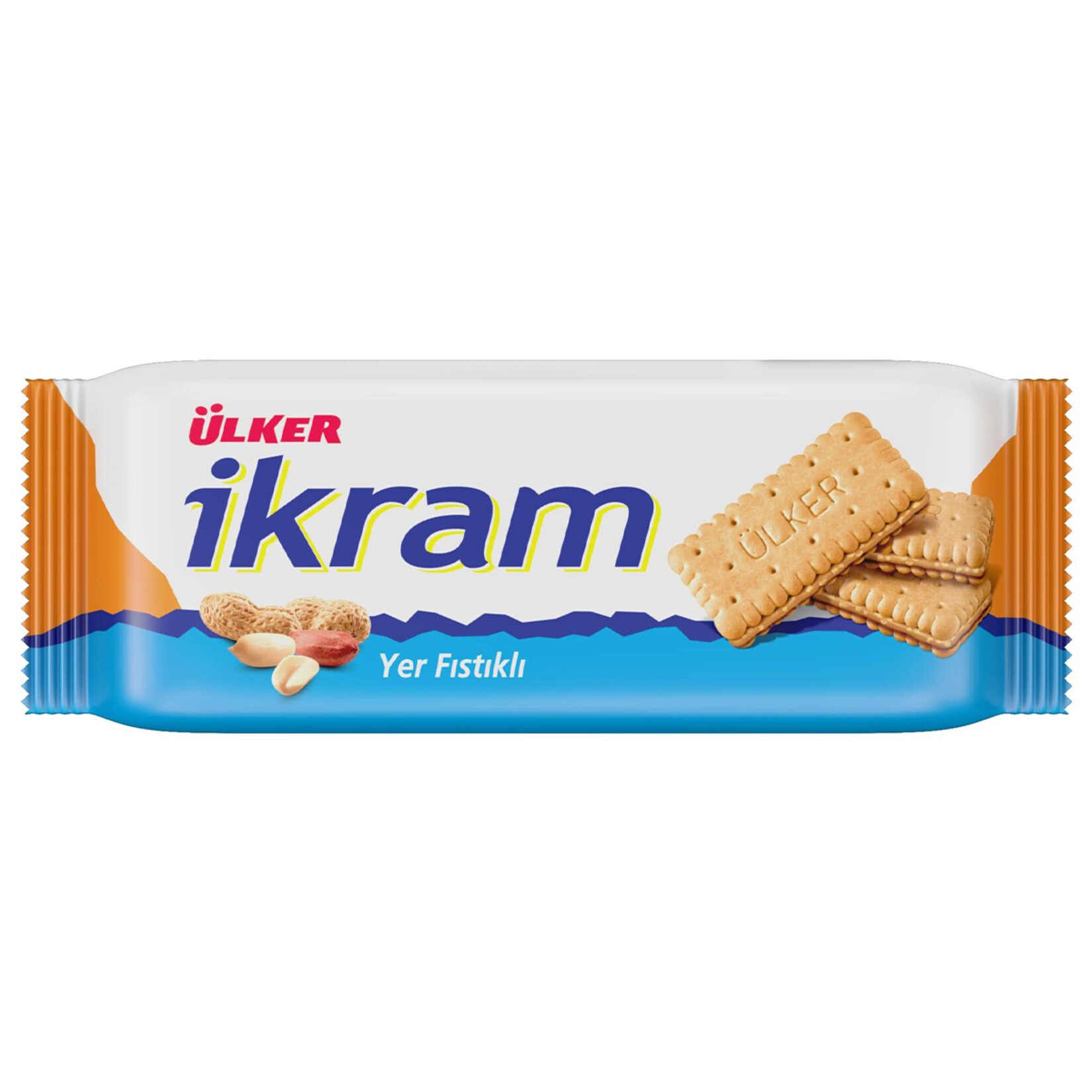Ülker İkram Yer Fıstığı Kremalı Bisküvi 84 G