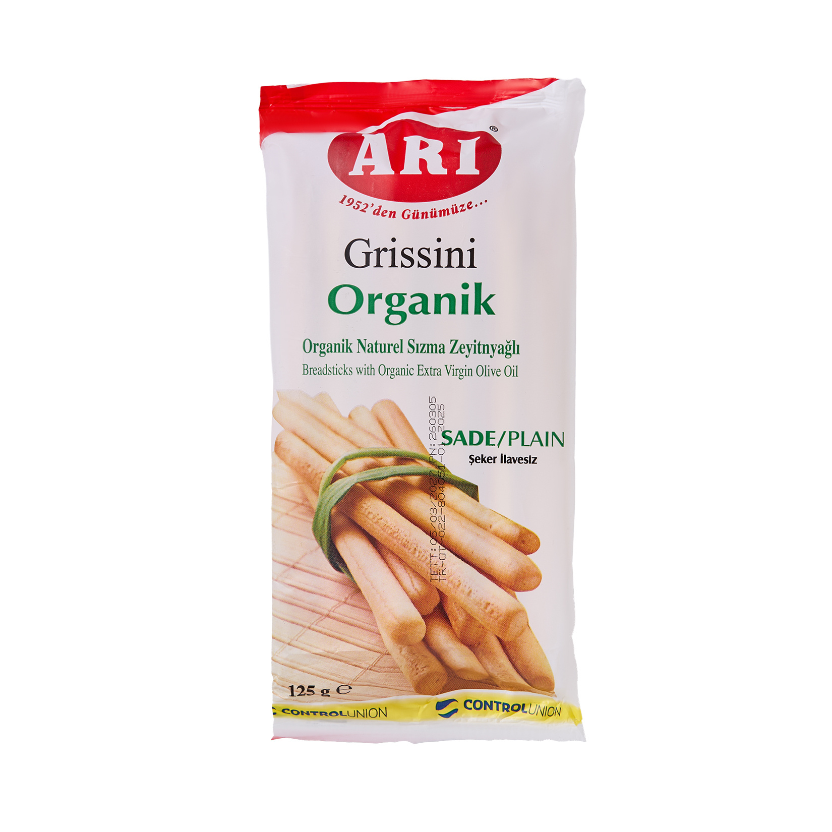 Arı Organik Grissini Sade 125 G