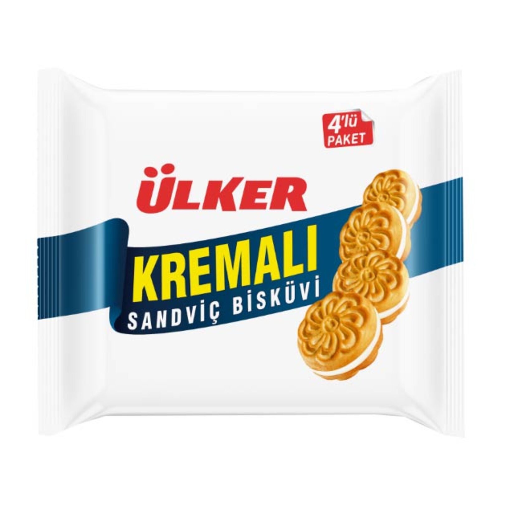 Ülker Kremalı Sandviç Bisküvi 4'Lü 276G