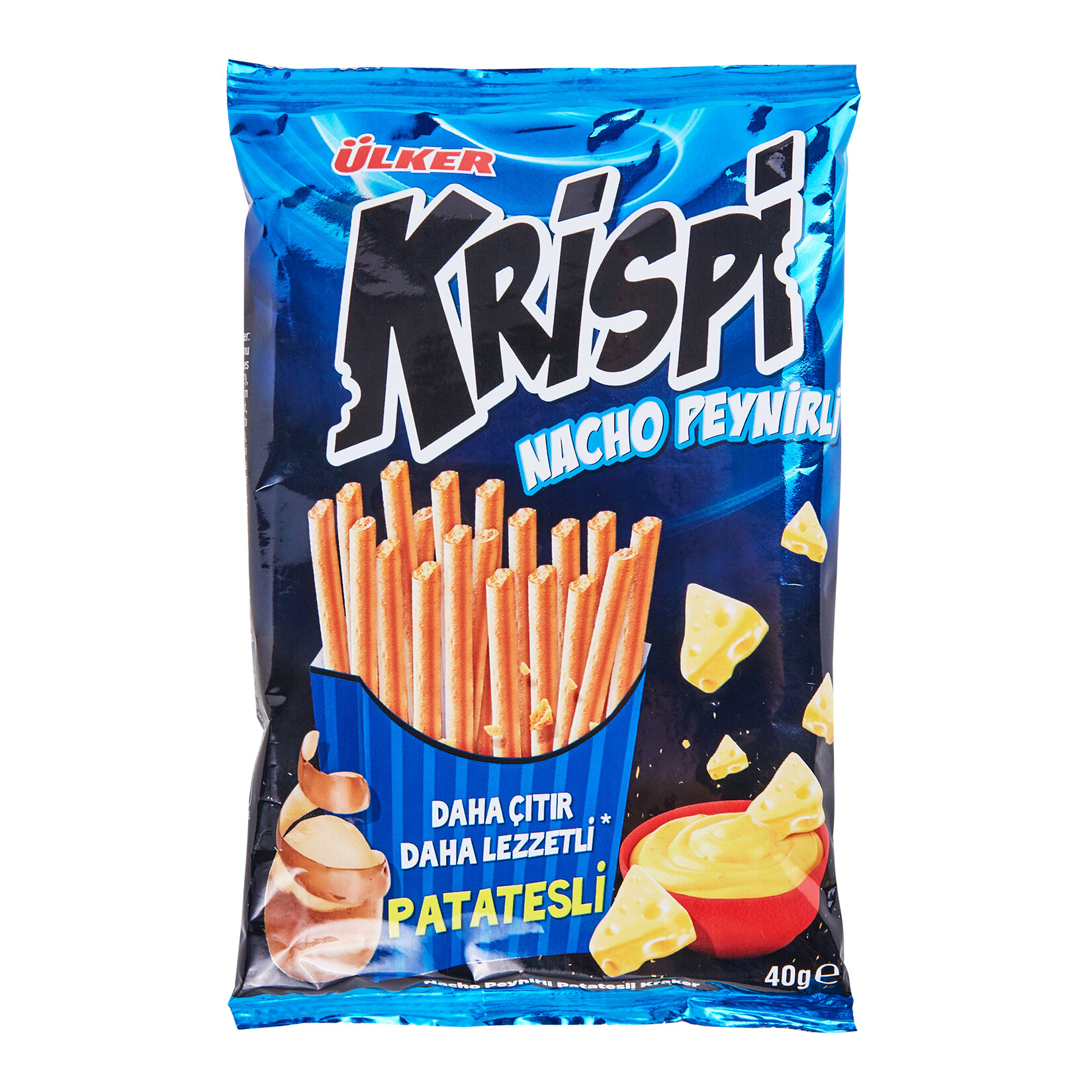 Ülker Krispi Nacho Peynrli Patatesli Çbk Kraker40g