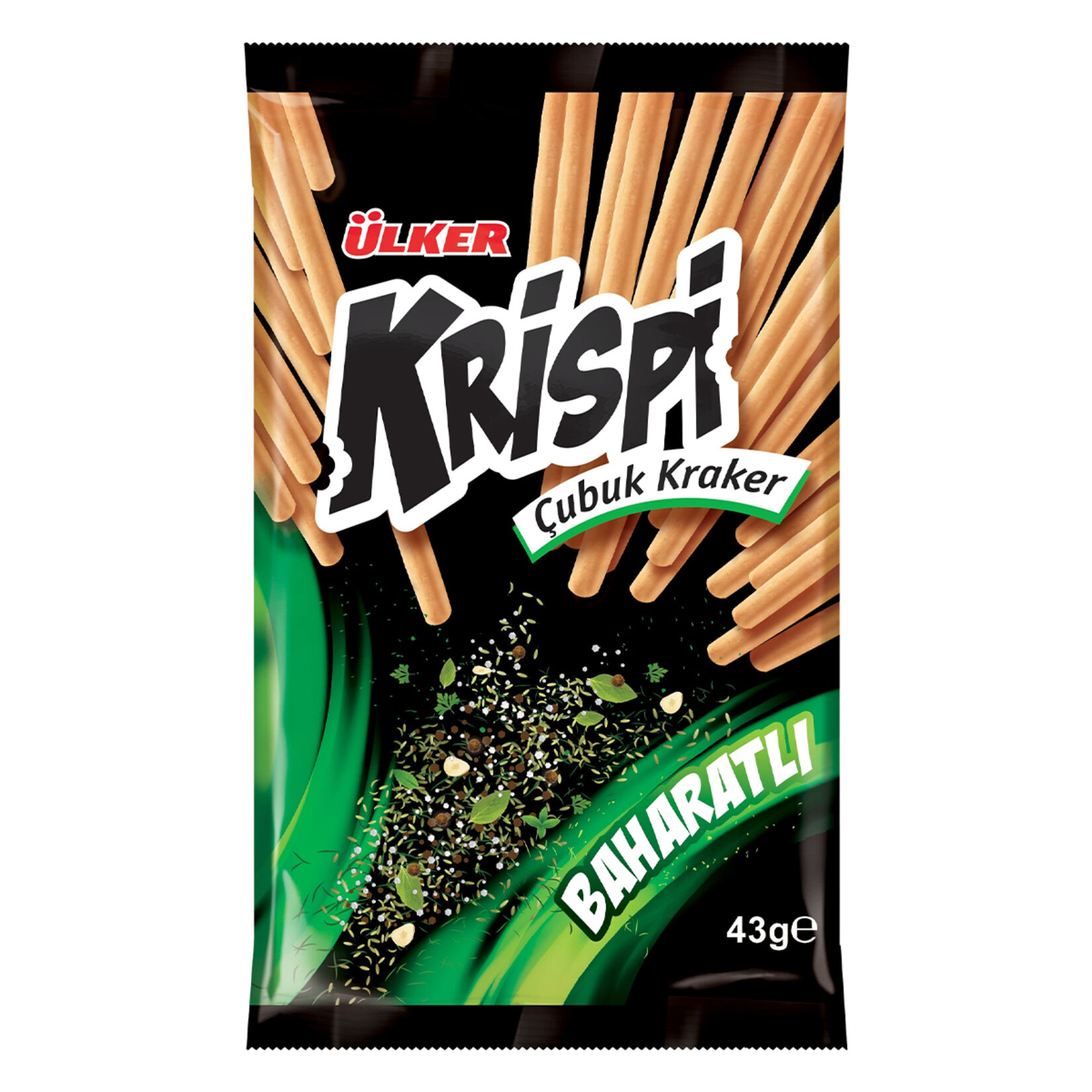 Ülker Krispi Baharatlı Çubuk Kraker 43 G