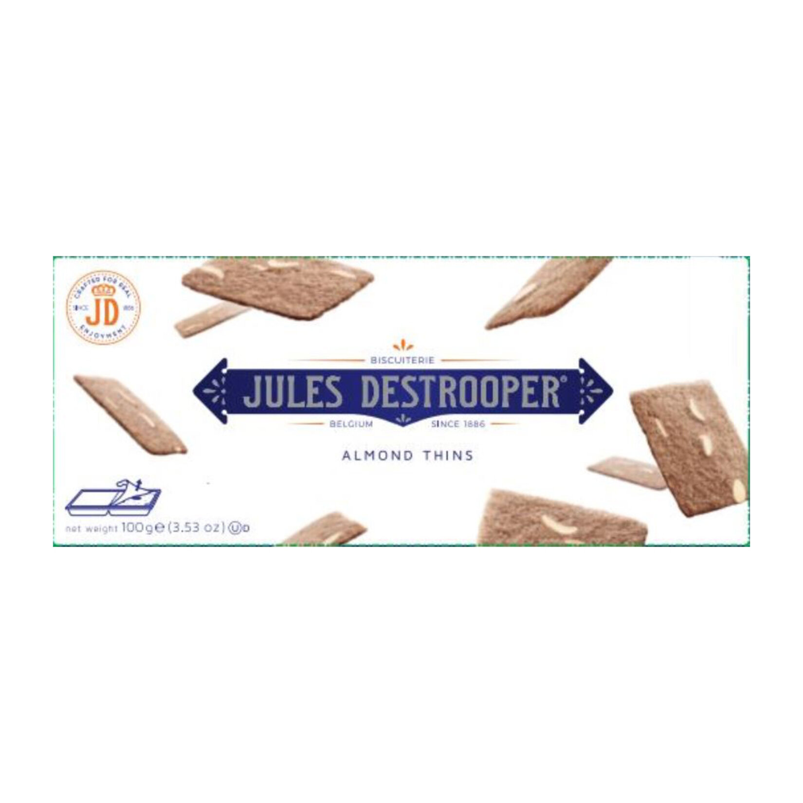 Jules Destrooper Bademli Tereyağlı Bisküvi 100G