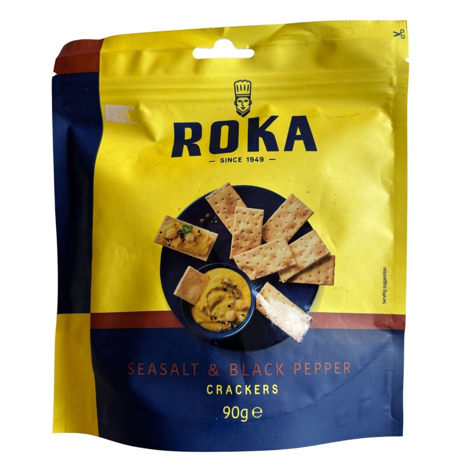 Roka Deniz Tuzlu ve Karabiberli Kraker 90 G
