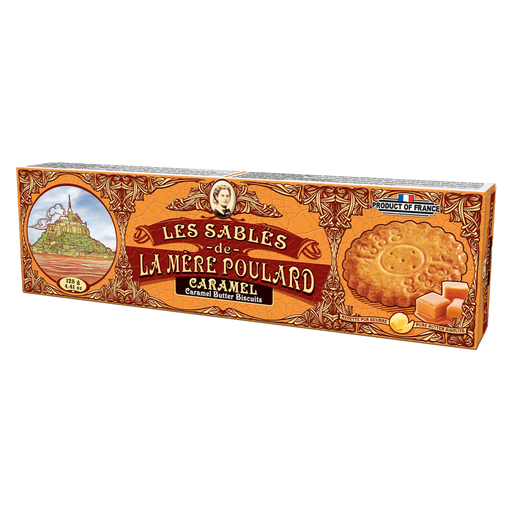 La Mere Poulard Karamelli Tereyağlı Bisküvi 125 G