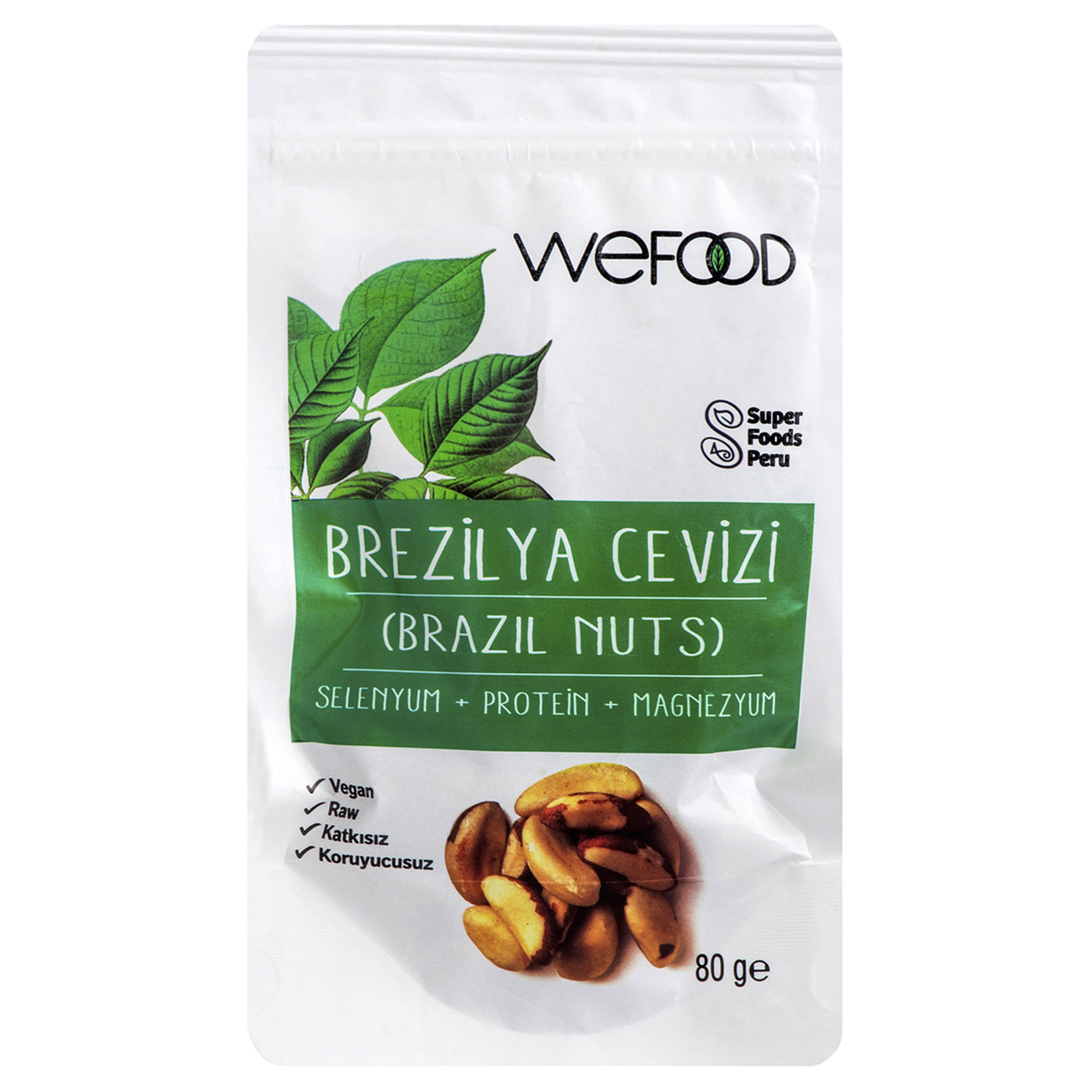 Wefood Brezilya Cevizi 80 G
