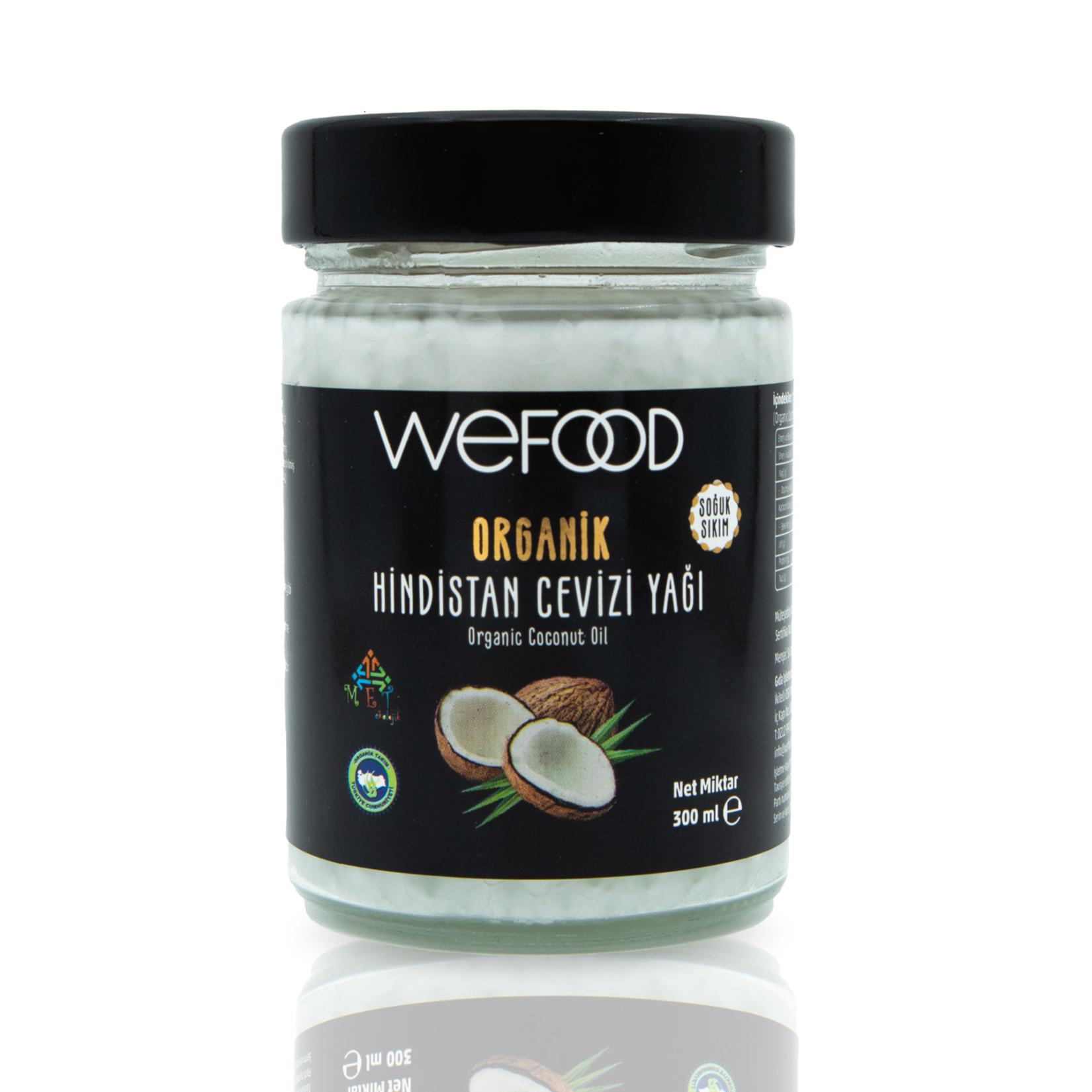 Wefood Organik Hindistan Cevizi Yağı  300 Ml