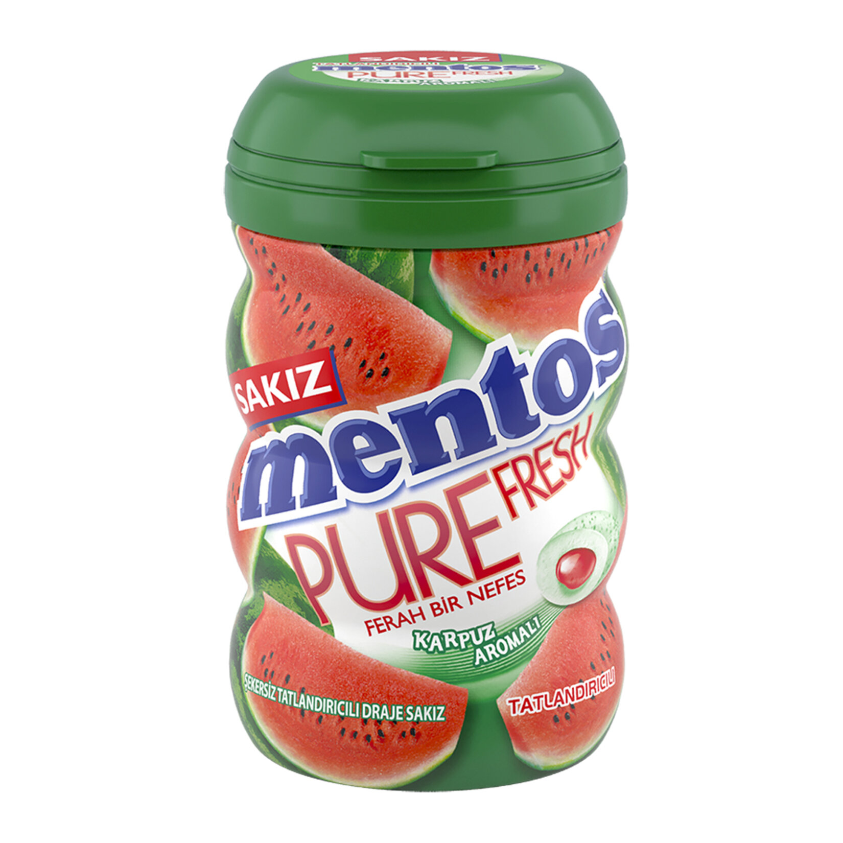 Mentos Pure Fresh Karpuz Aromalı Draje Sakız 90 G