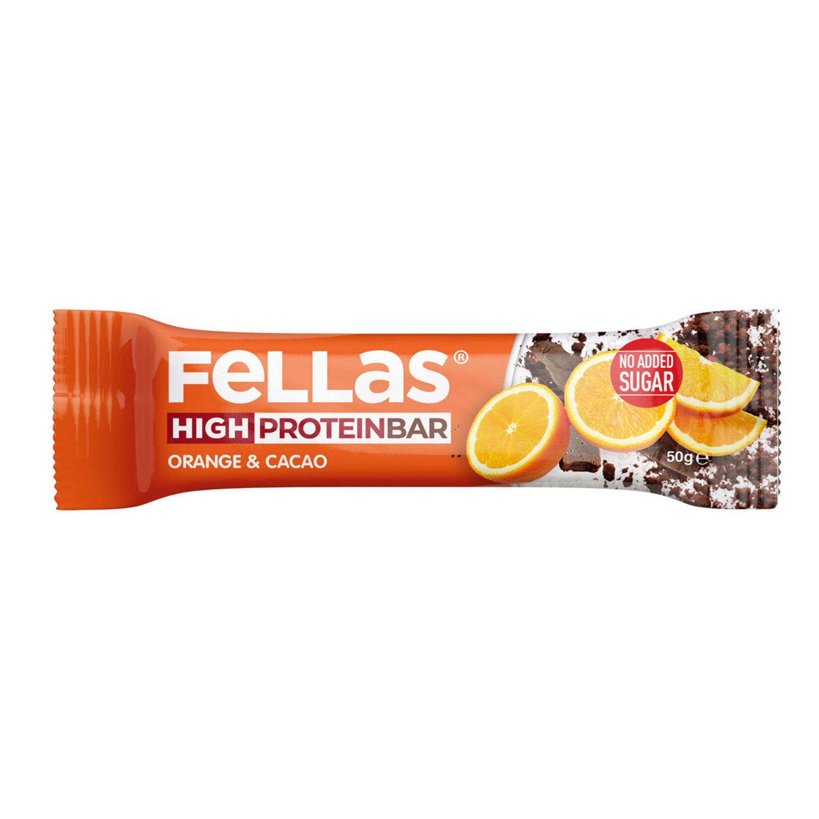 Fellas Portakallı Kakaolu Yüksek Proteinli Bar 50G