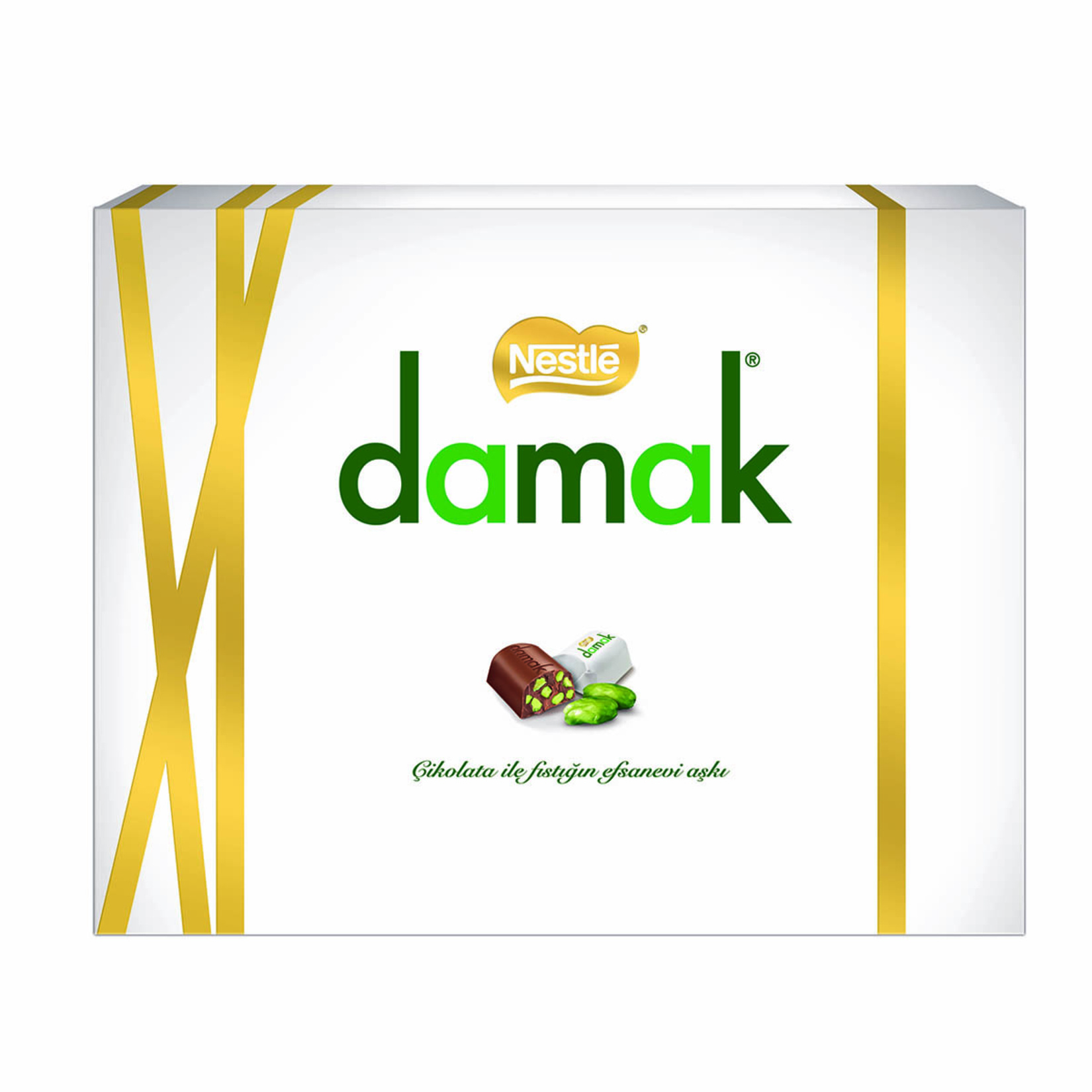 Nestle Damak Antep Fıstıklı Sütlü Çikolata 176,4 G