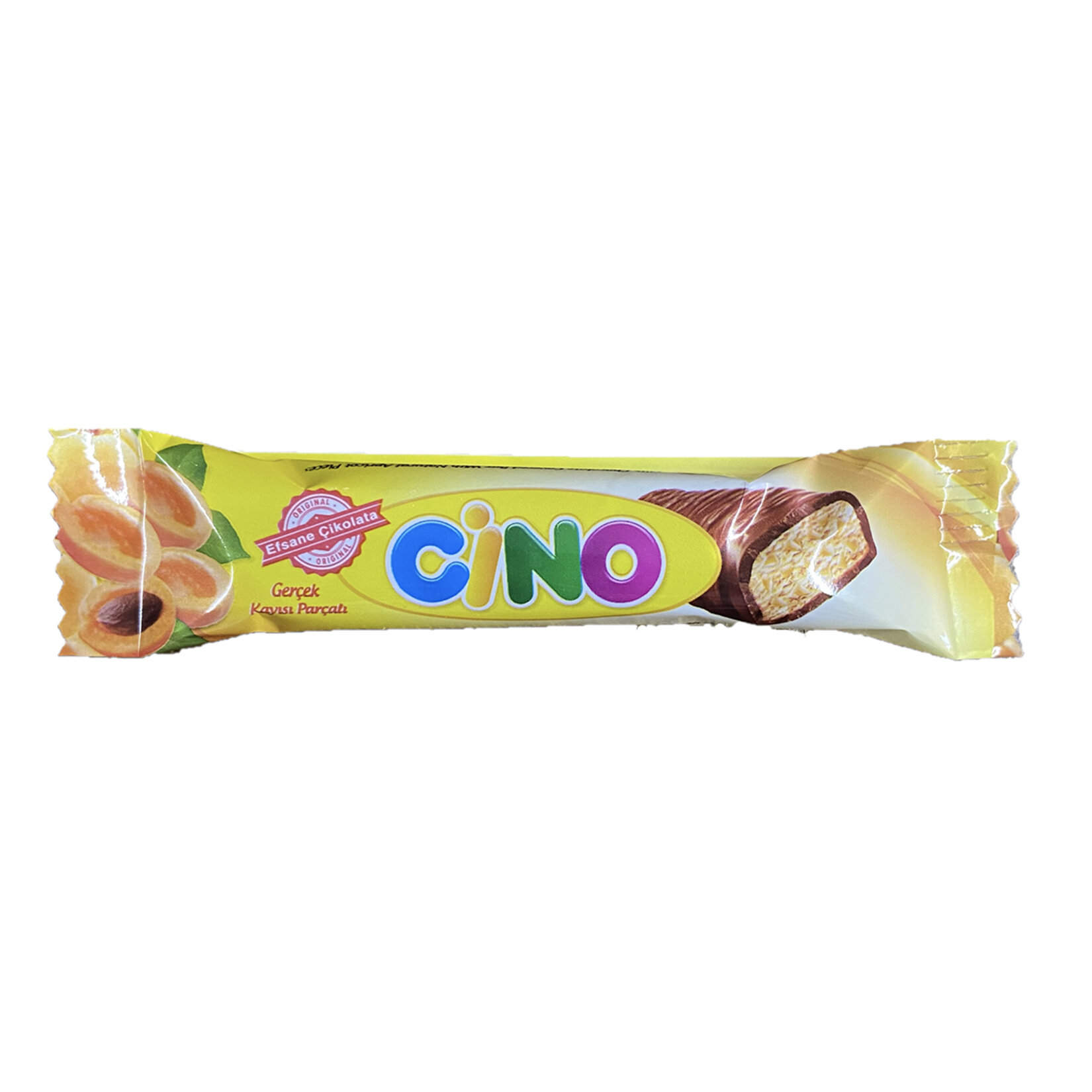 Cino Sütlü Çik.kaplı Gerçek Kayısı Parçalı Bar 25G