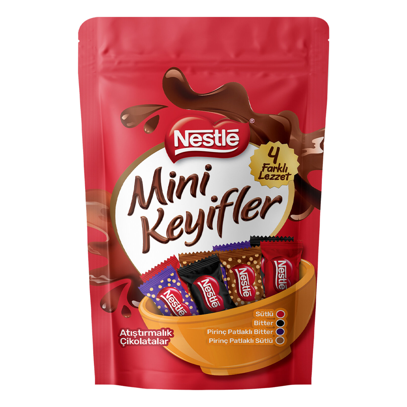 Nestle Mini Keyifler Karışık Çikolata 156G
