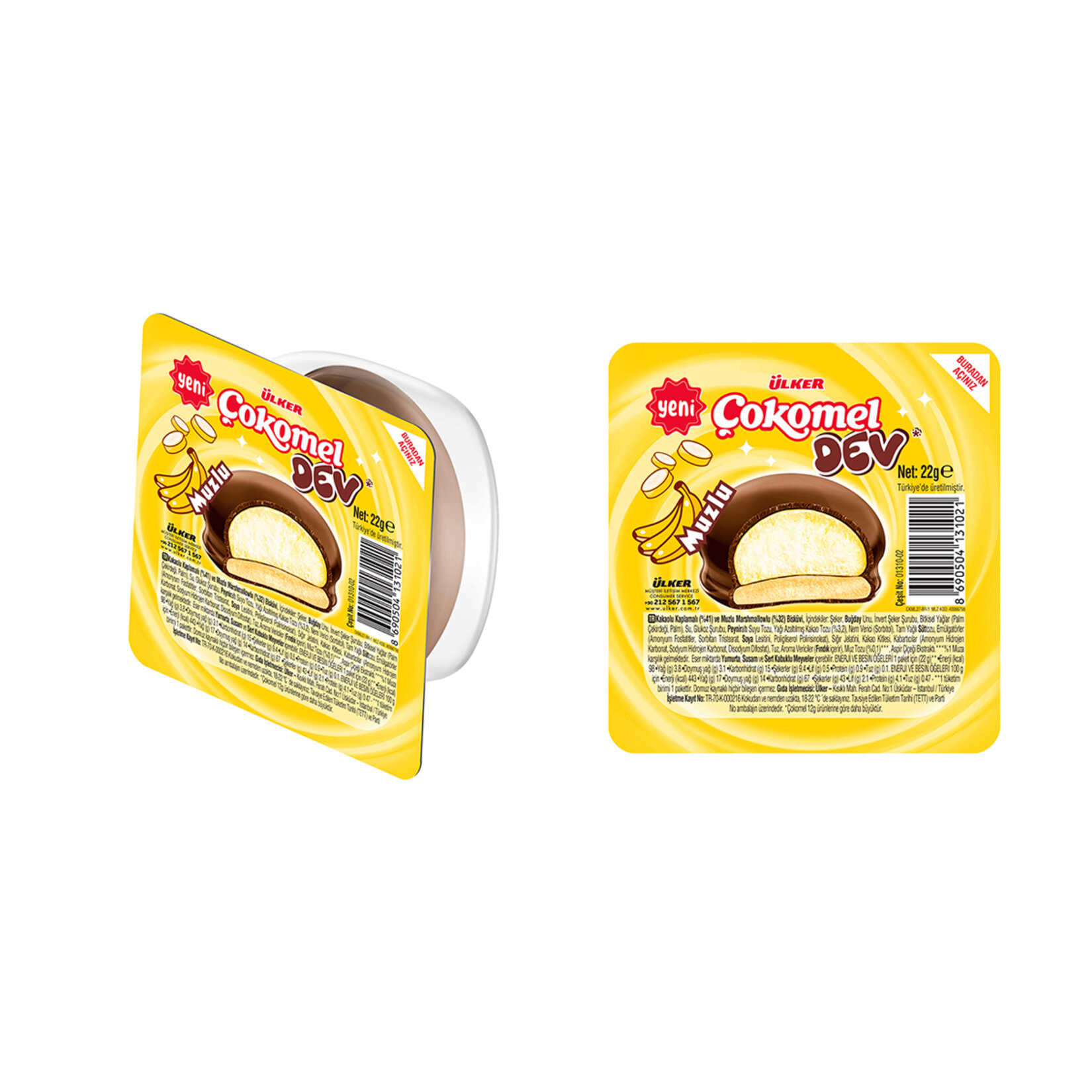 Ülker Çokomel Dev Muzlu 22 G