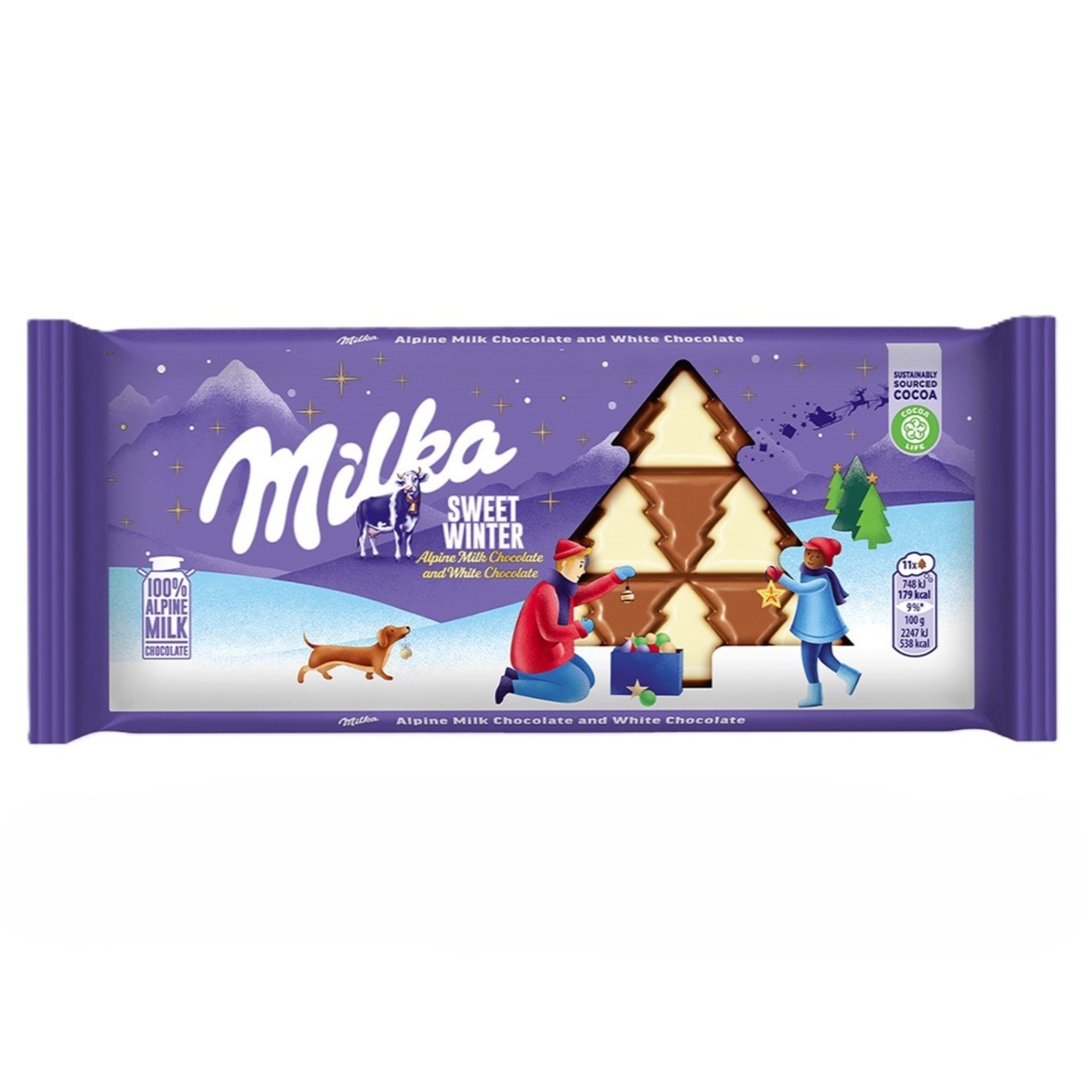 Milka Sütlü ve Beyaz Çikolata 100 G