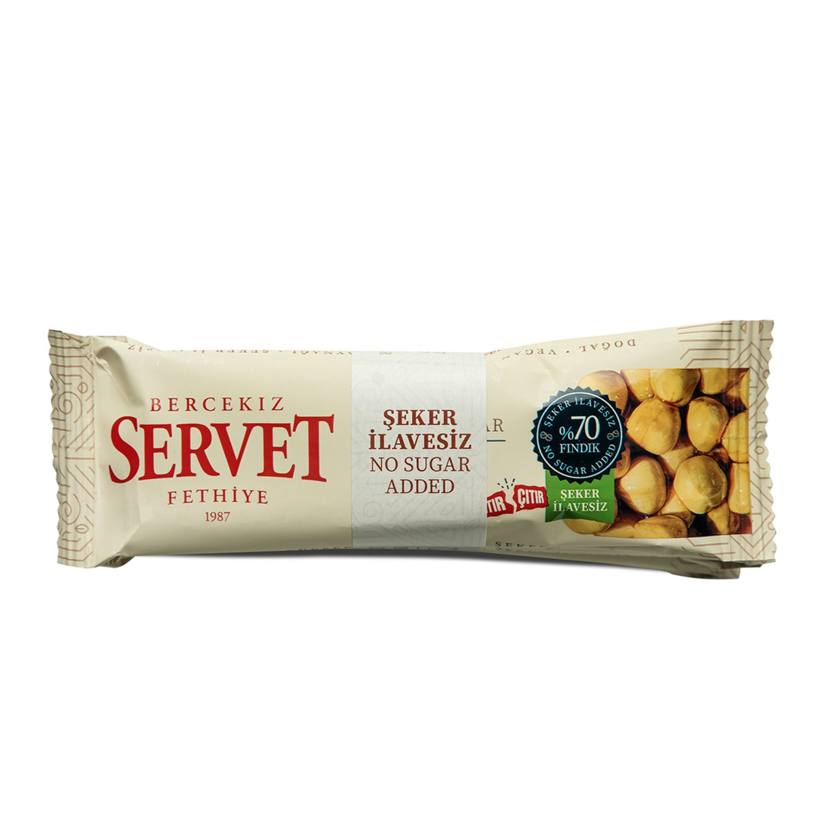 Servet Şekerleme Fındık Krokan Bar 6x20 G