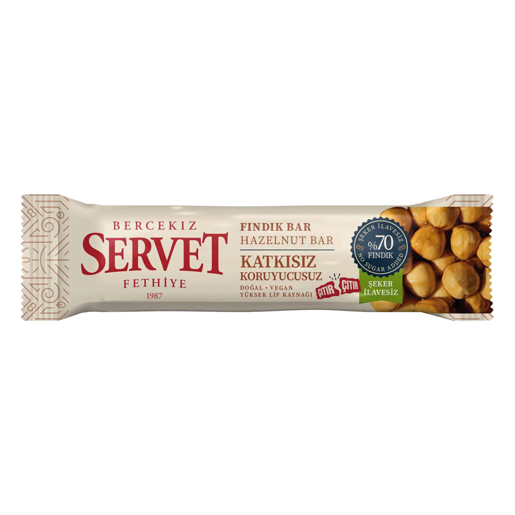 Servet Şekerleme Fındıklı Bar 20 G