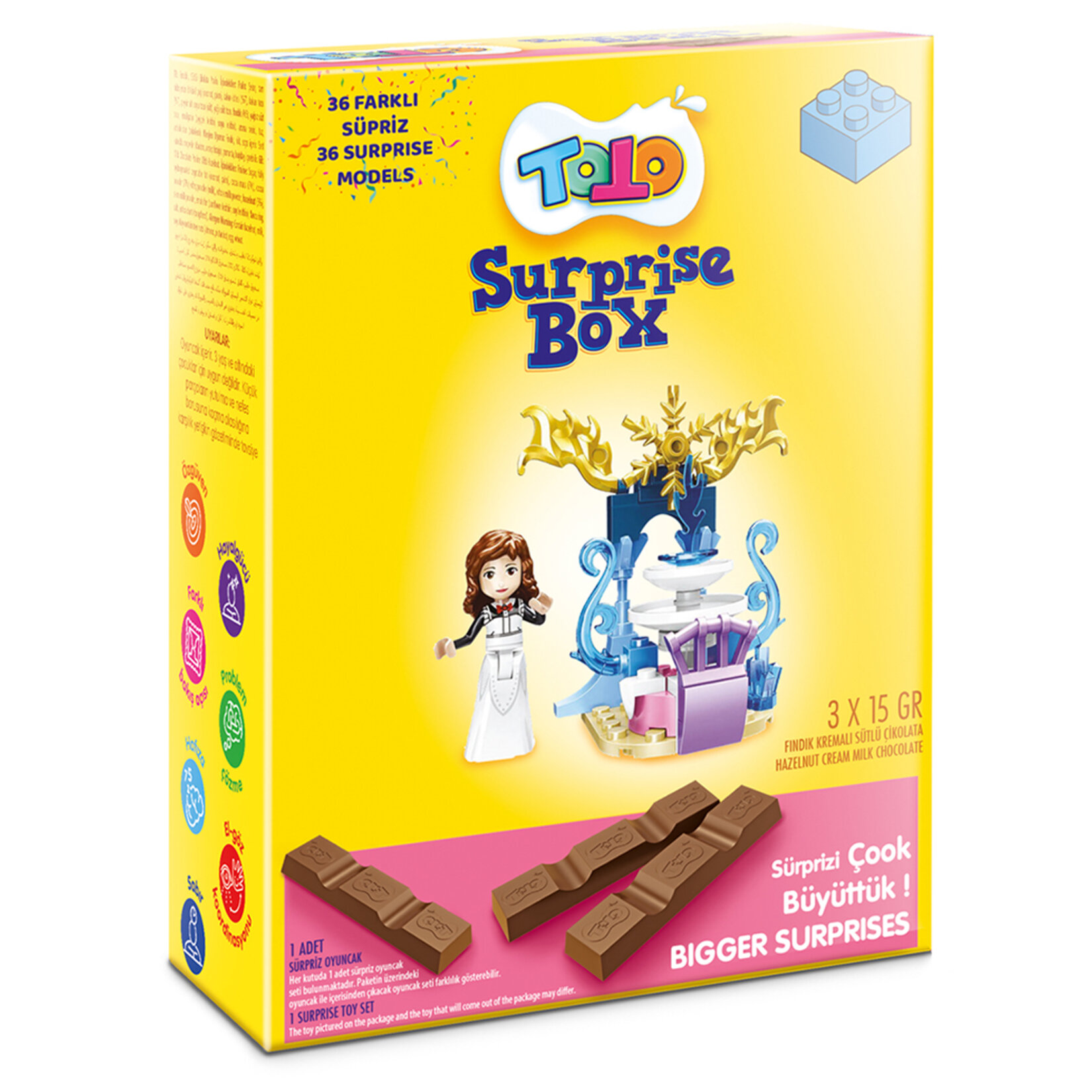Toto Sürpriz Box (Kız)  3 x 15 G