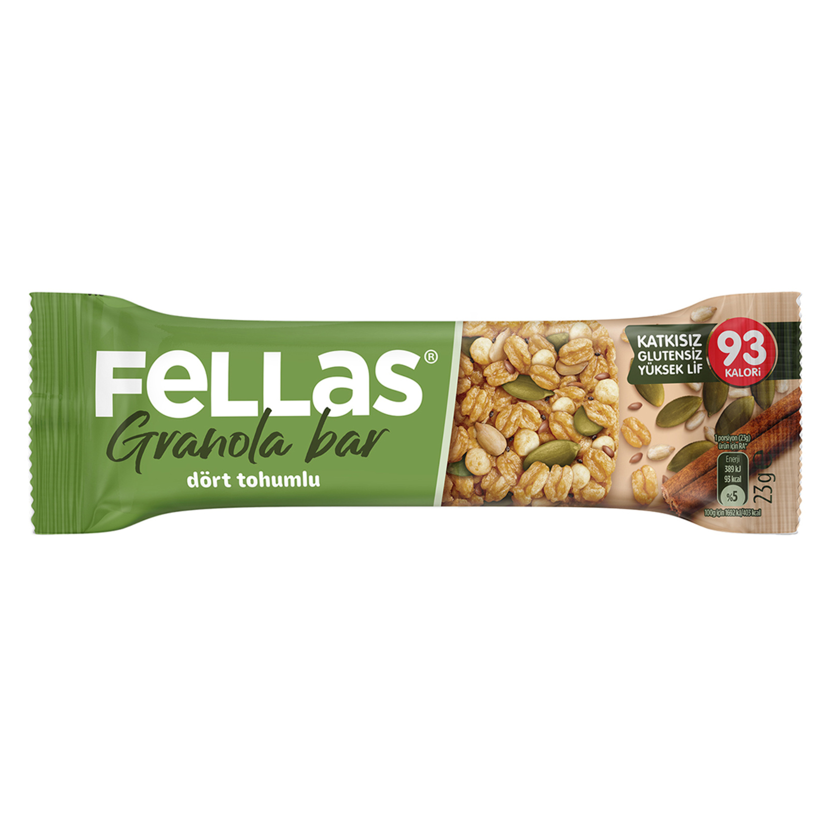 Fellas Granola Bar - Dört Tohumlu 23 G