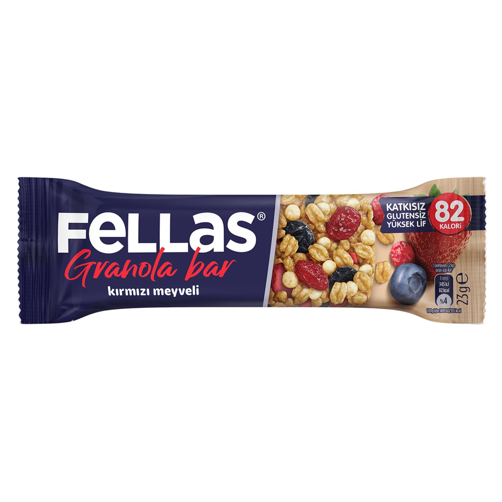 Fellas Granola Bar - Kırmızı Meyveli 23 G