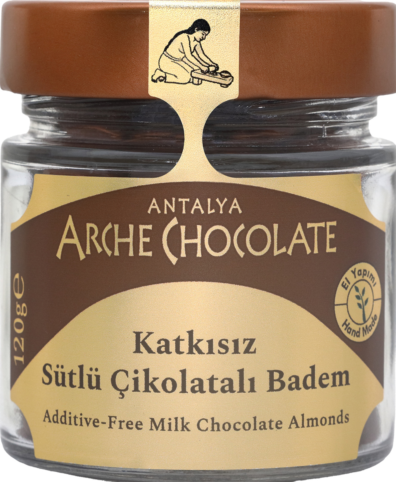 Antalya Arche Chocolate Sütlü Çikolatalı Badem 120 G
