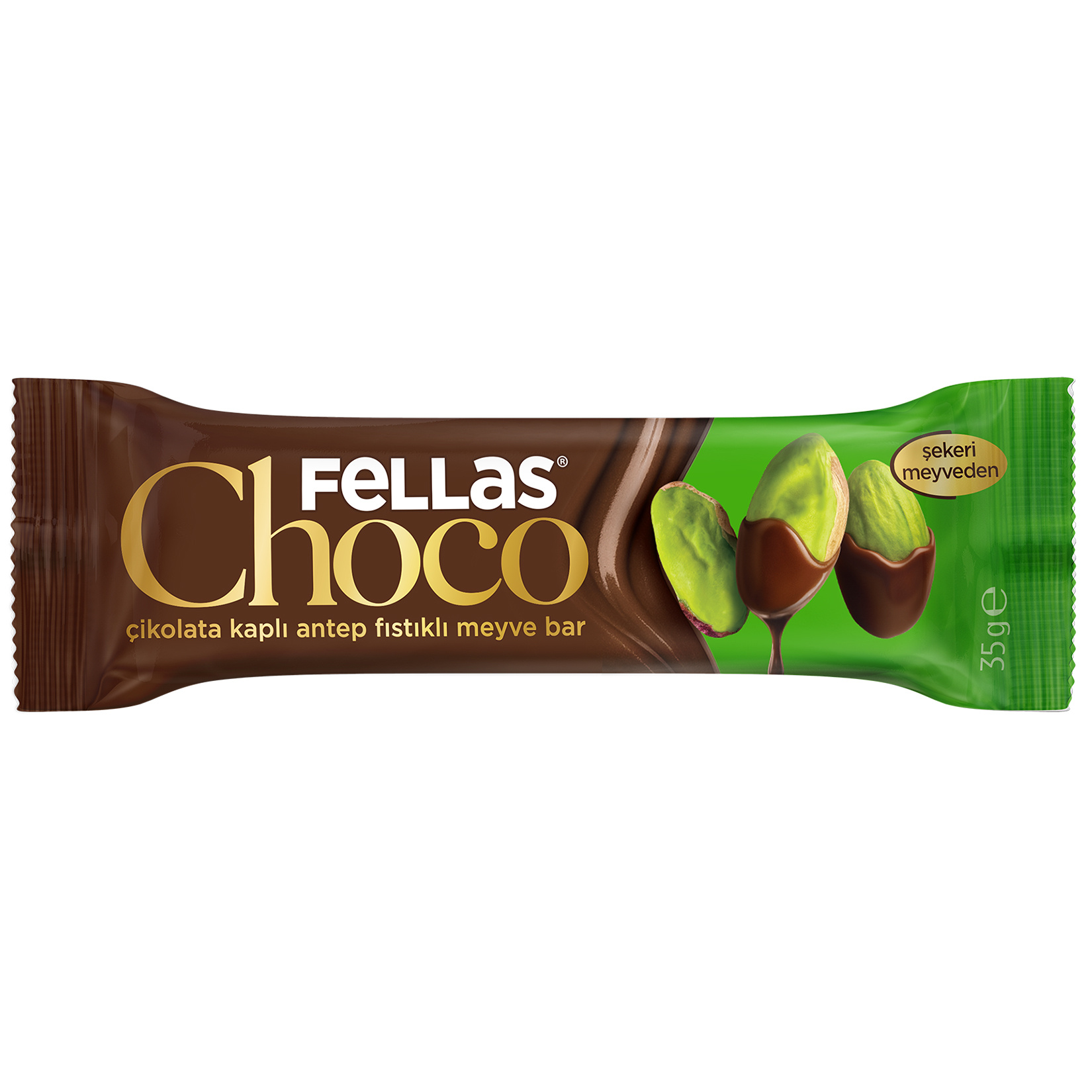 Fellas Antep Fıstık.çikolata Kaplı Meyve Bar 35 G