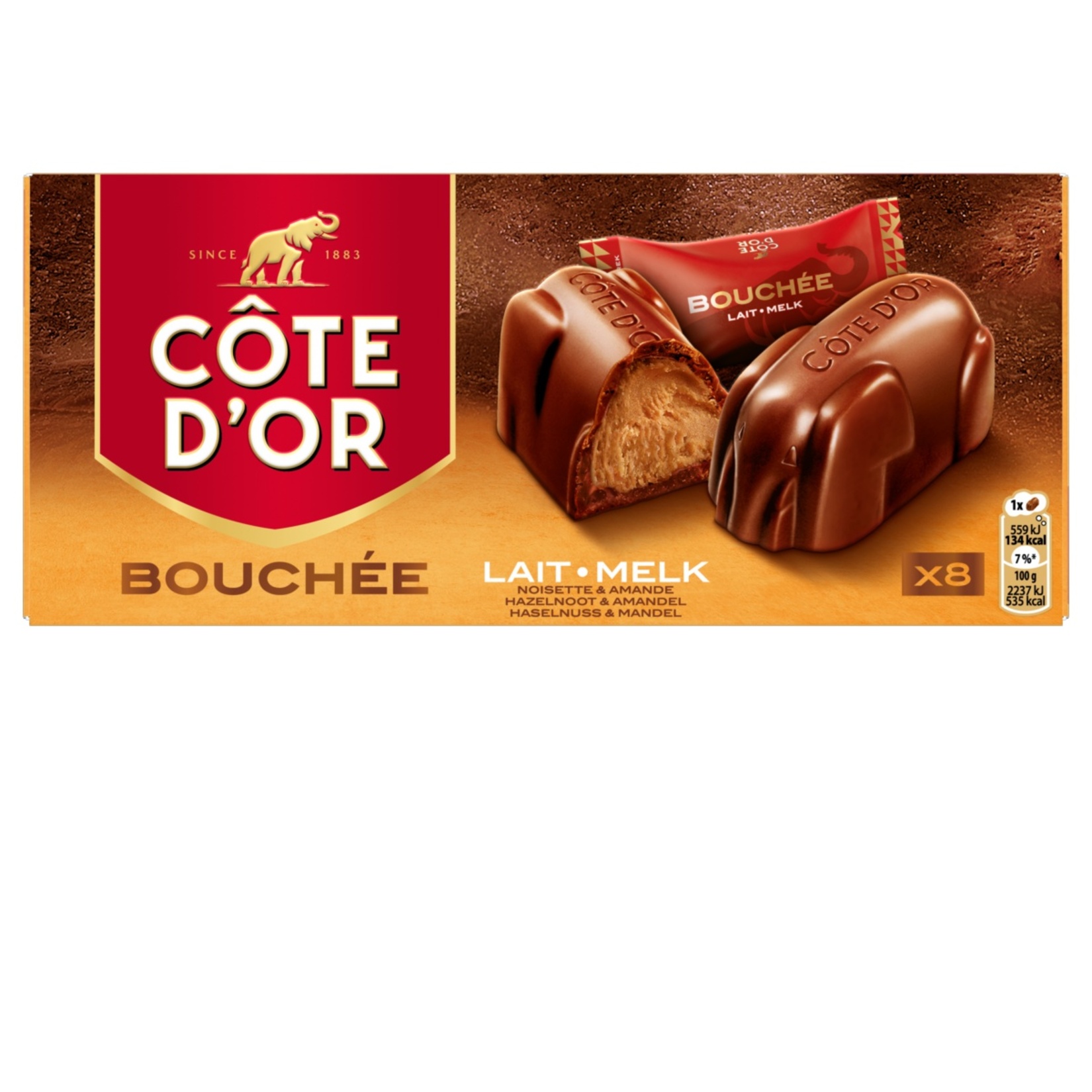 Cote D'or Bouchee Milk Dolgulu Çikolata 200 G