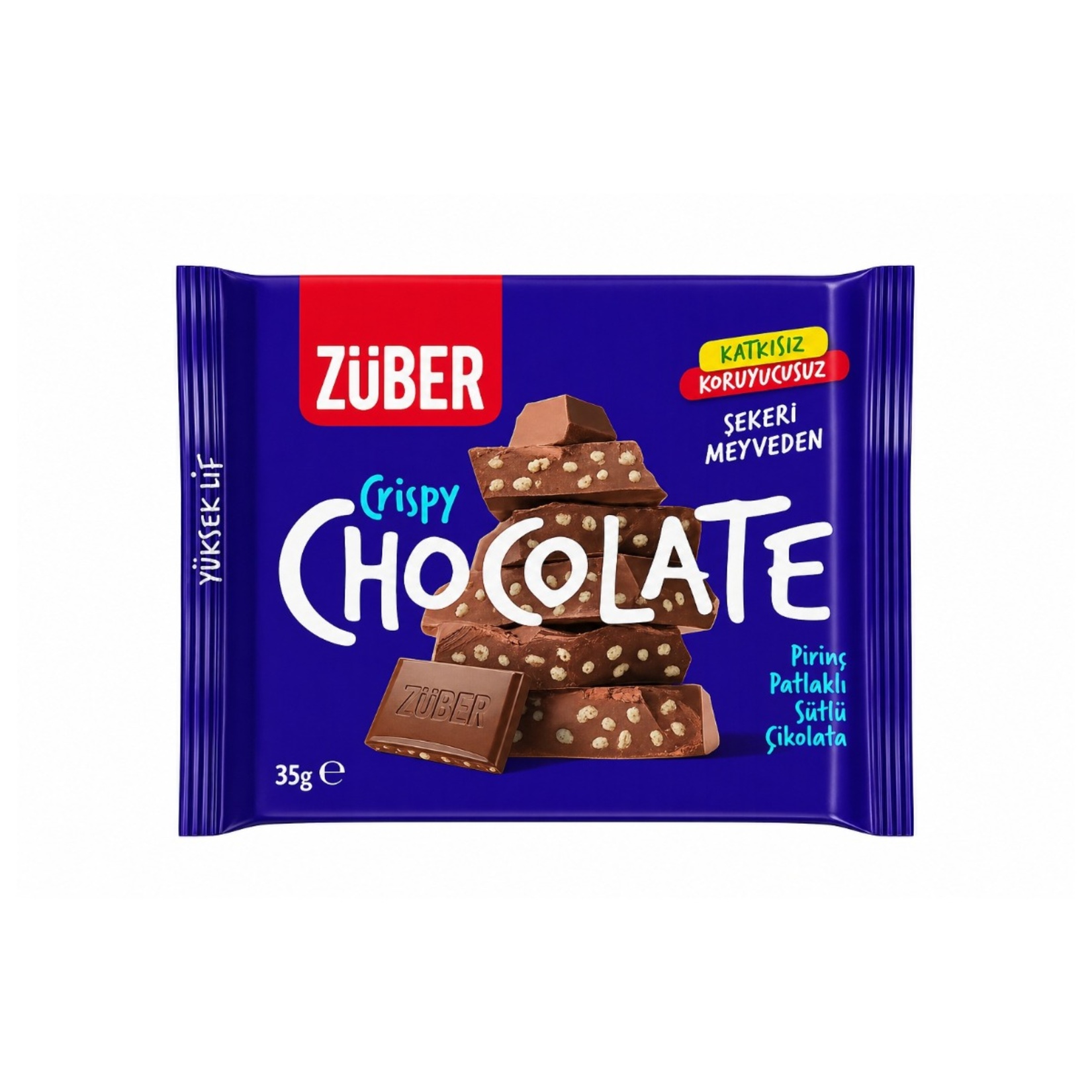 Züber Pirinç Patlaklı Sütlü Çikolata 35 G