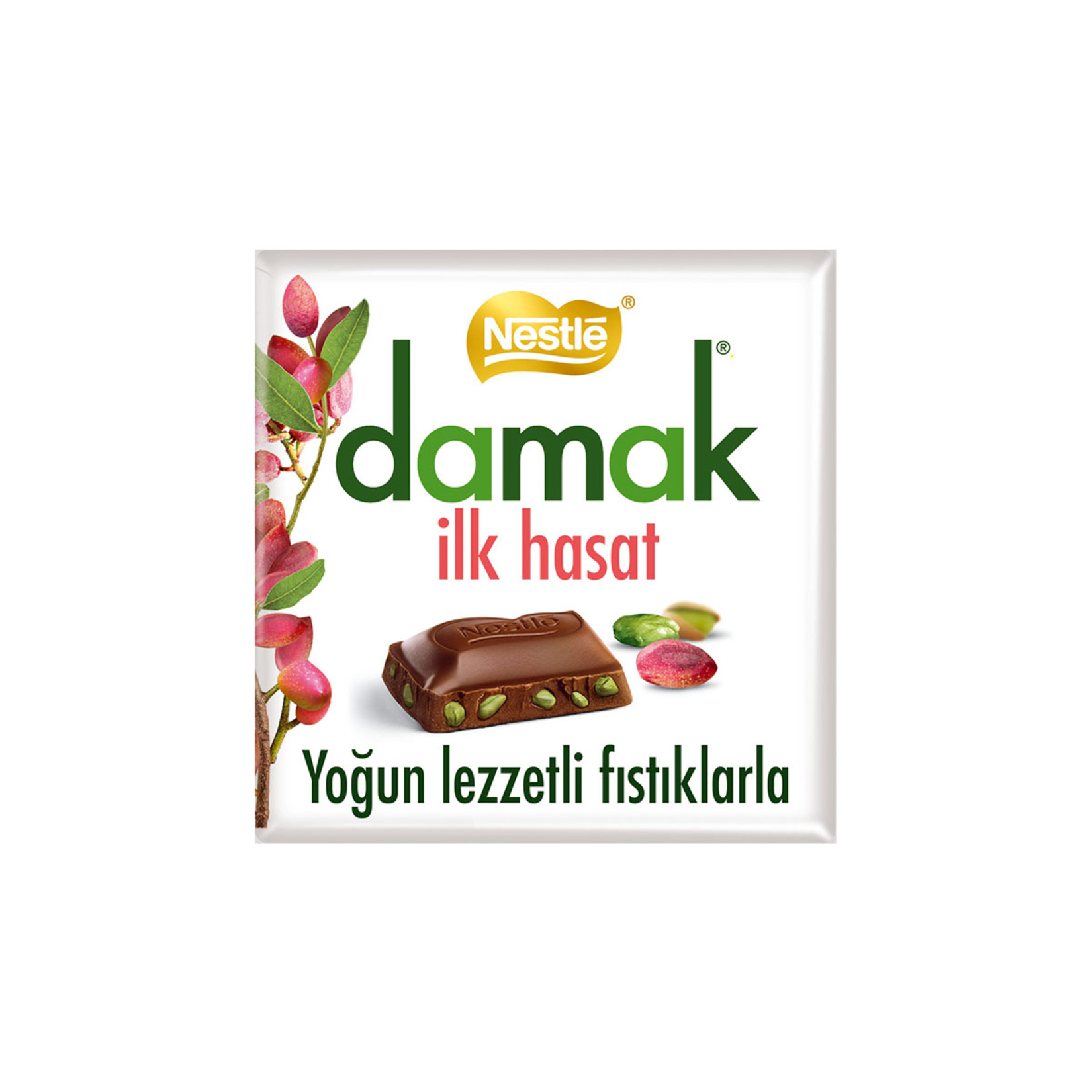 Nestle Damak İlk Hasat Antep Fıstıklı Sütlü Çikolata 63 G