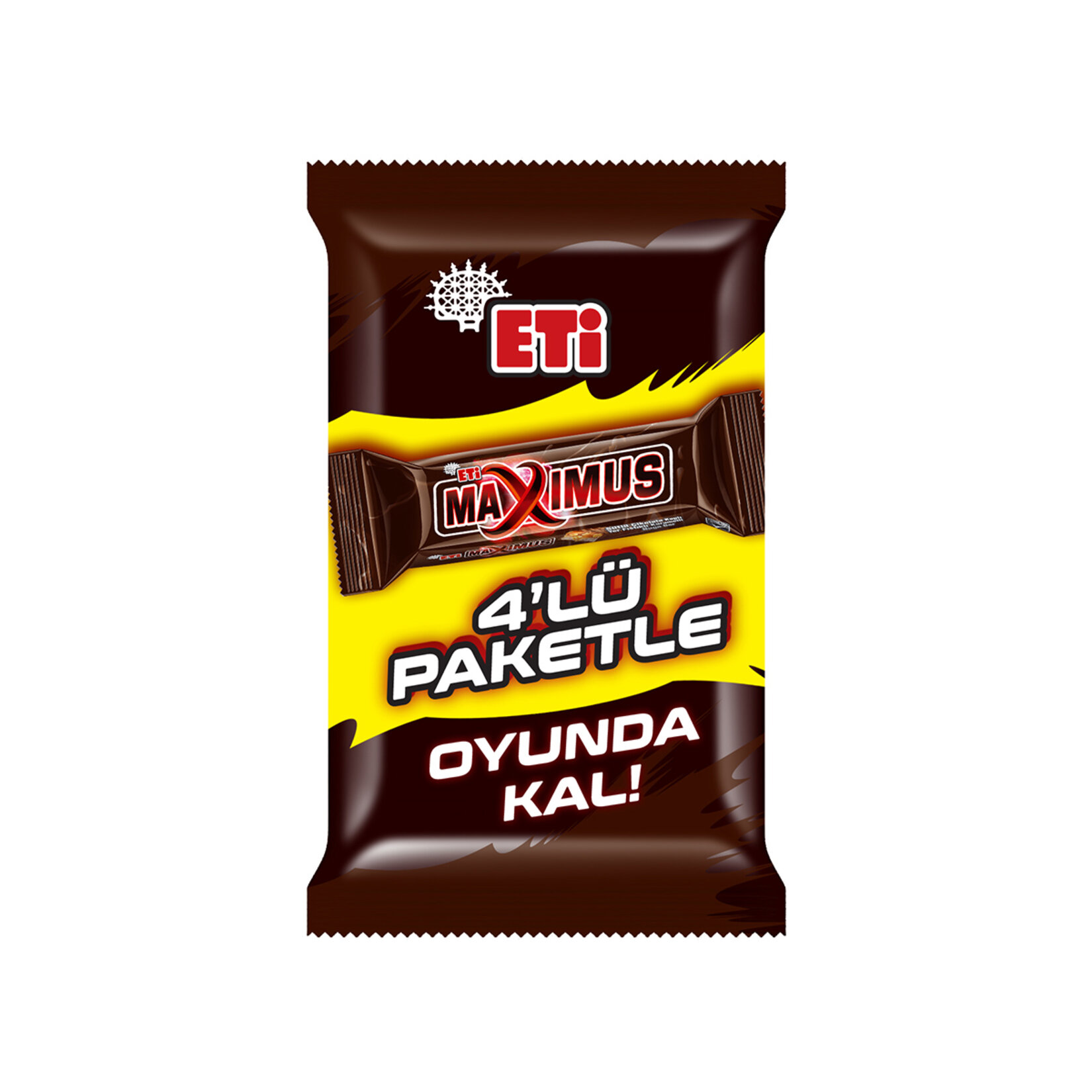 Eti Maximus Yer Fıstıklı Karamelli Nuga Bar 4'lü 144G