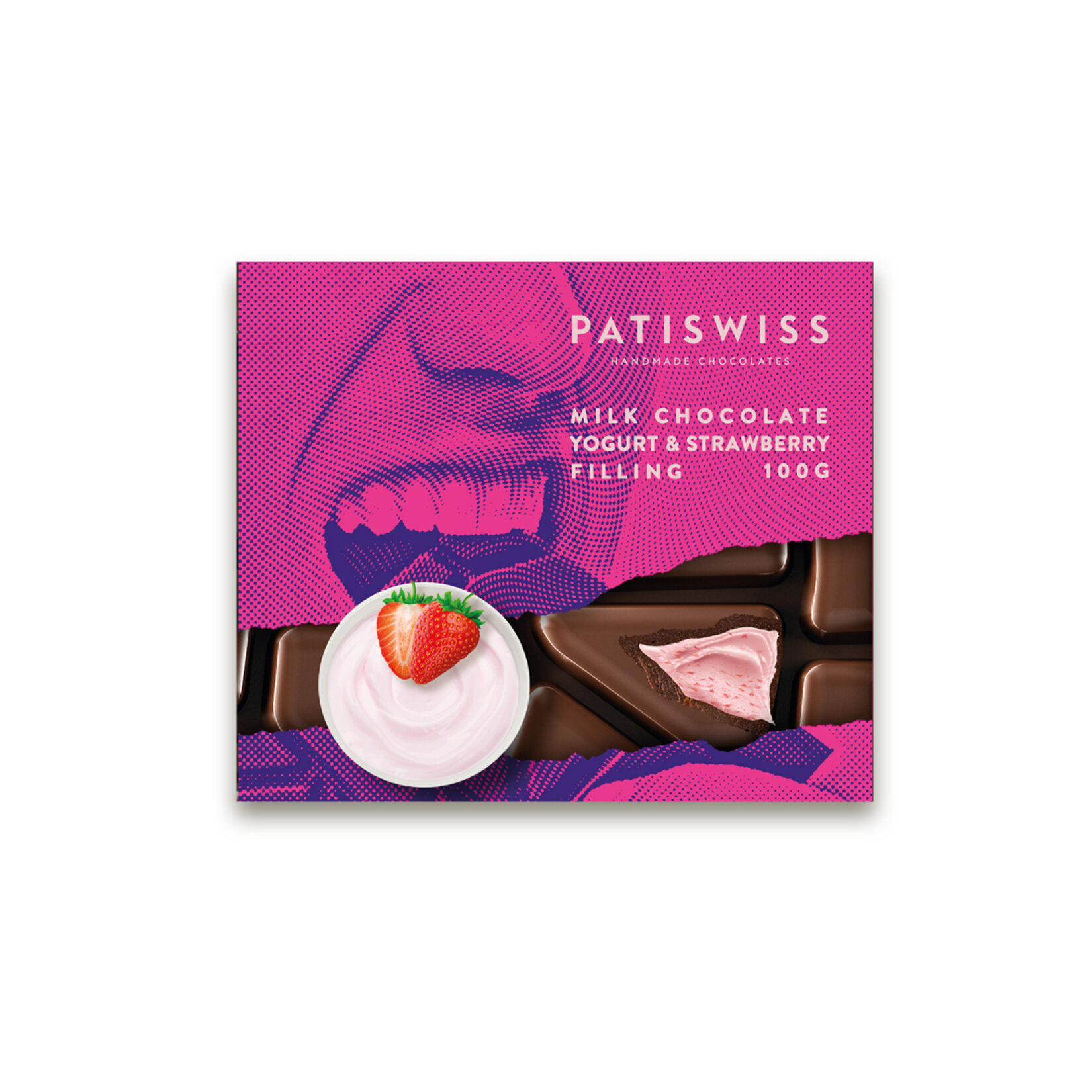Patıswıss Guılty Çilekli Yoğurt Dol.sütlü Çik.100g