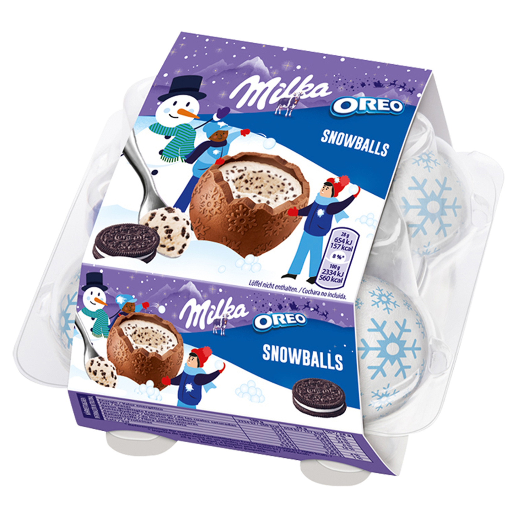 Milka Snow Balls Oreo 4 x 28 G