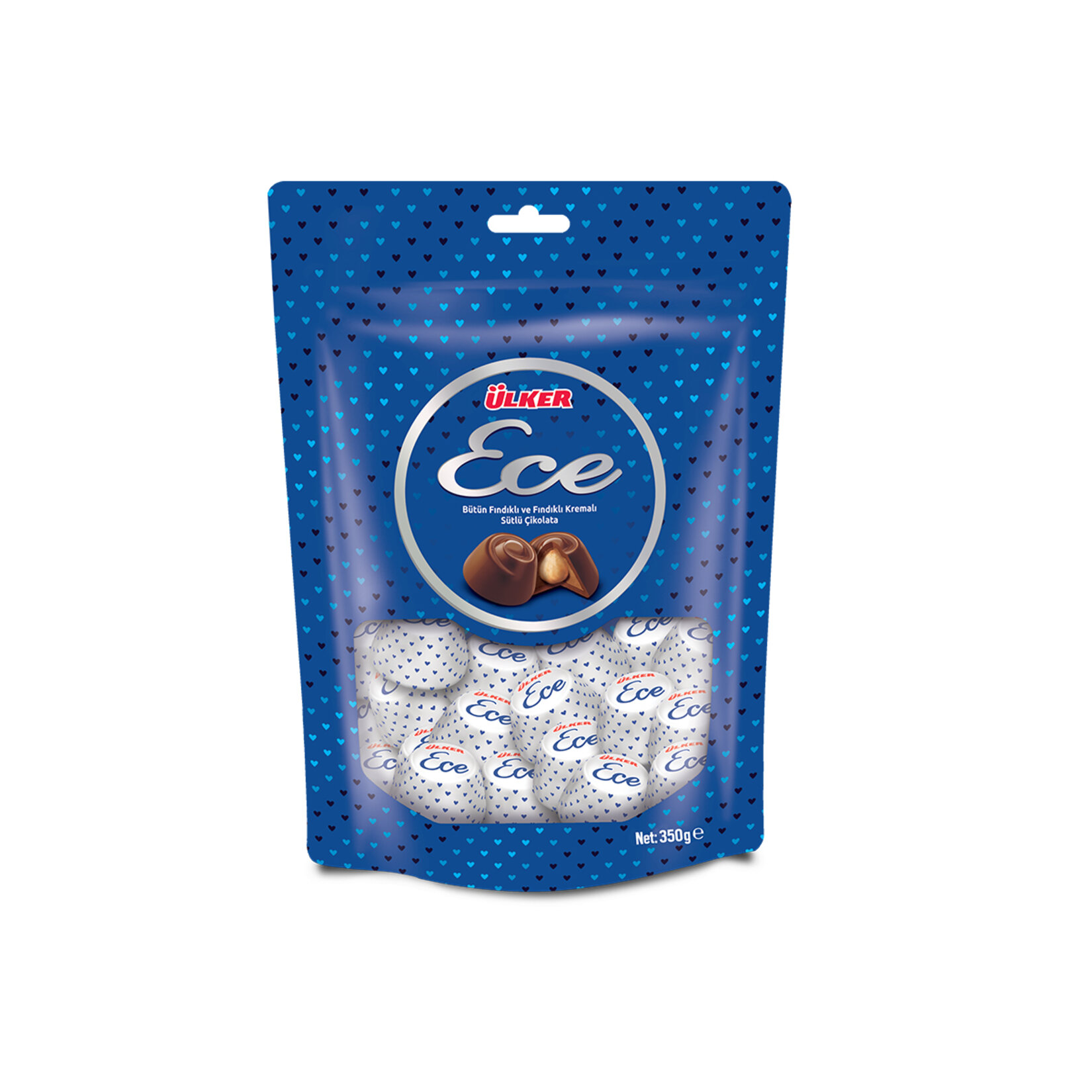 Ülker Ece Fındıklı Ve Fındık Kremal Sütlü Çik 350G