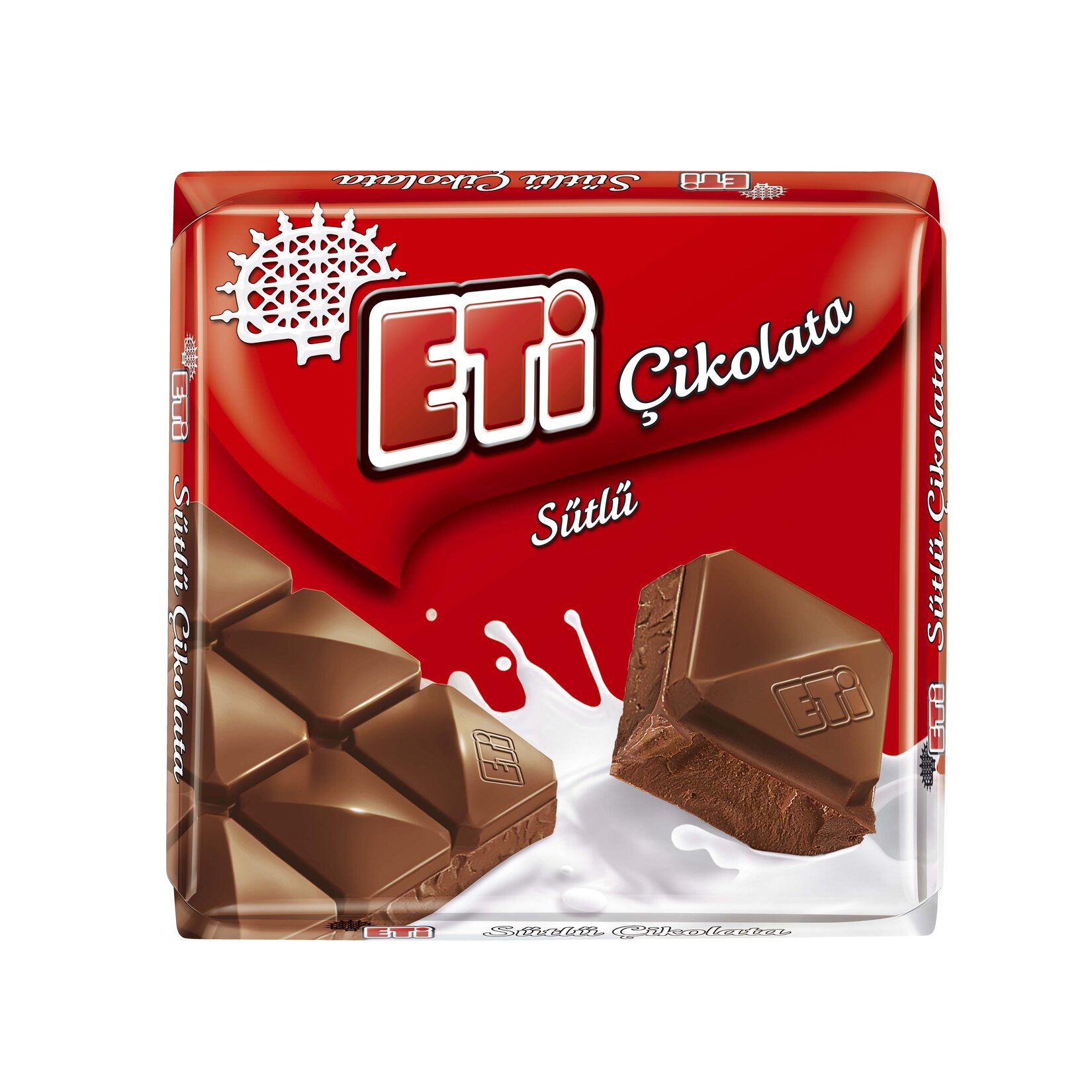 Eti Sütlü Kare Çikolata 75 G