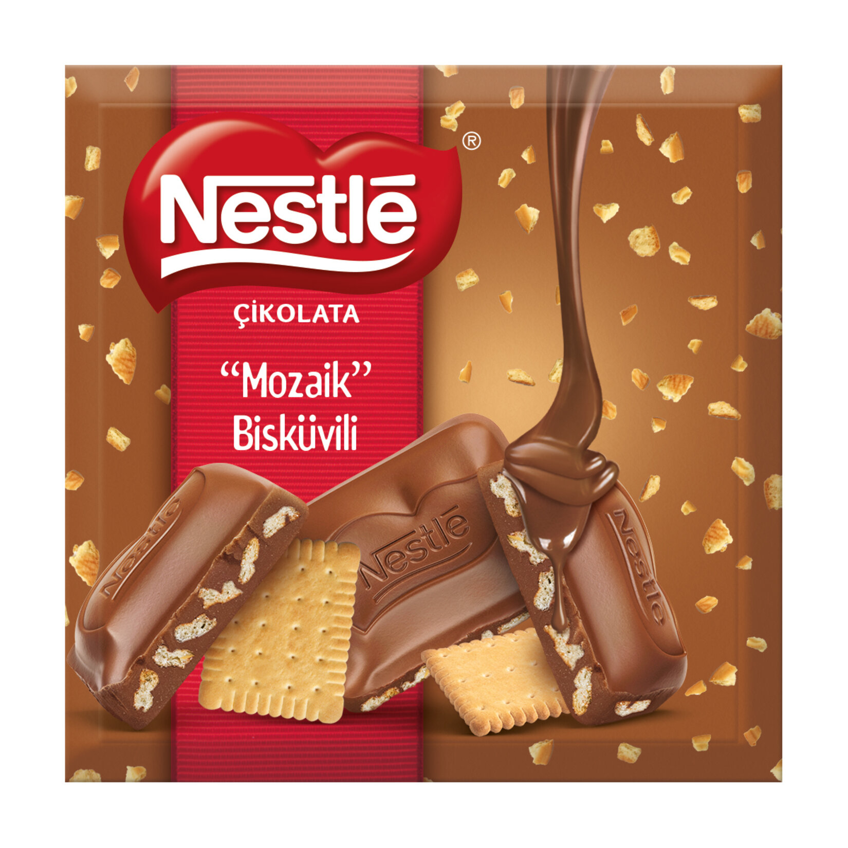 Nestle Çikolata Mozaik Bisküvili Kare 60 G