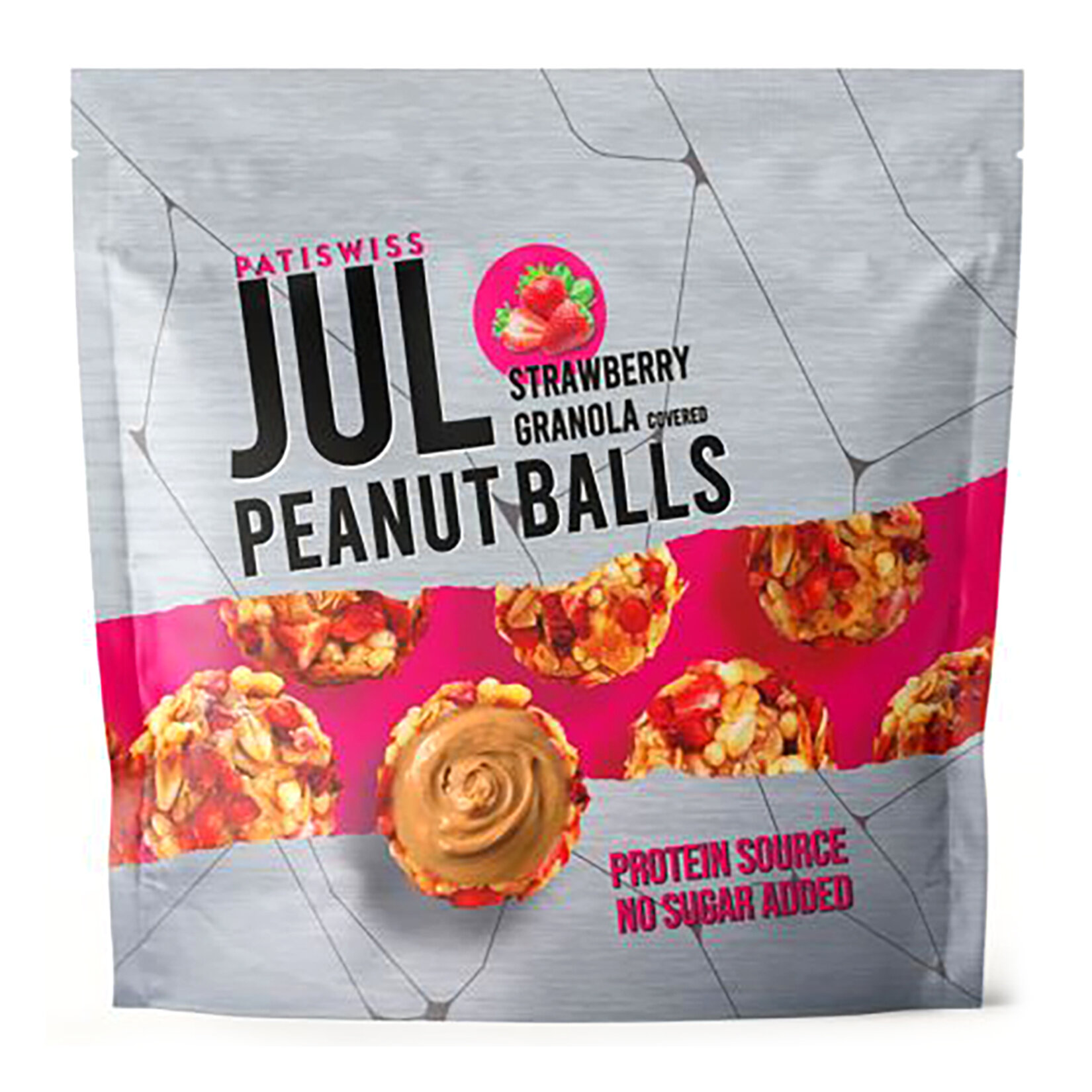 Patıswıss Jul Çilekli Granola Kapl.fıstık Top 60G