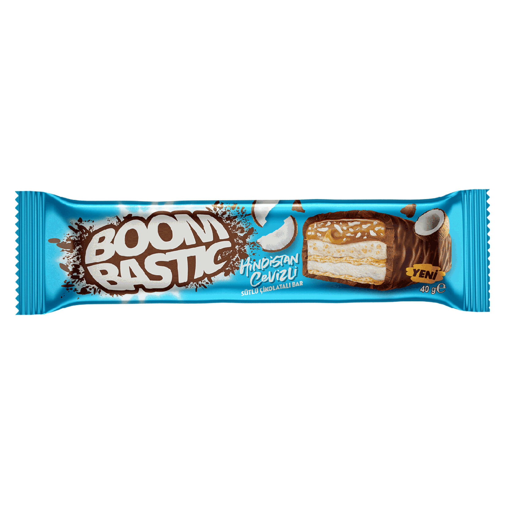 Boombastıc H.cevizli Sütlü Çikolat.bar Gofret 40G