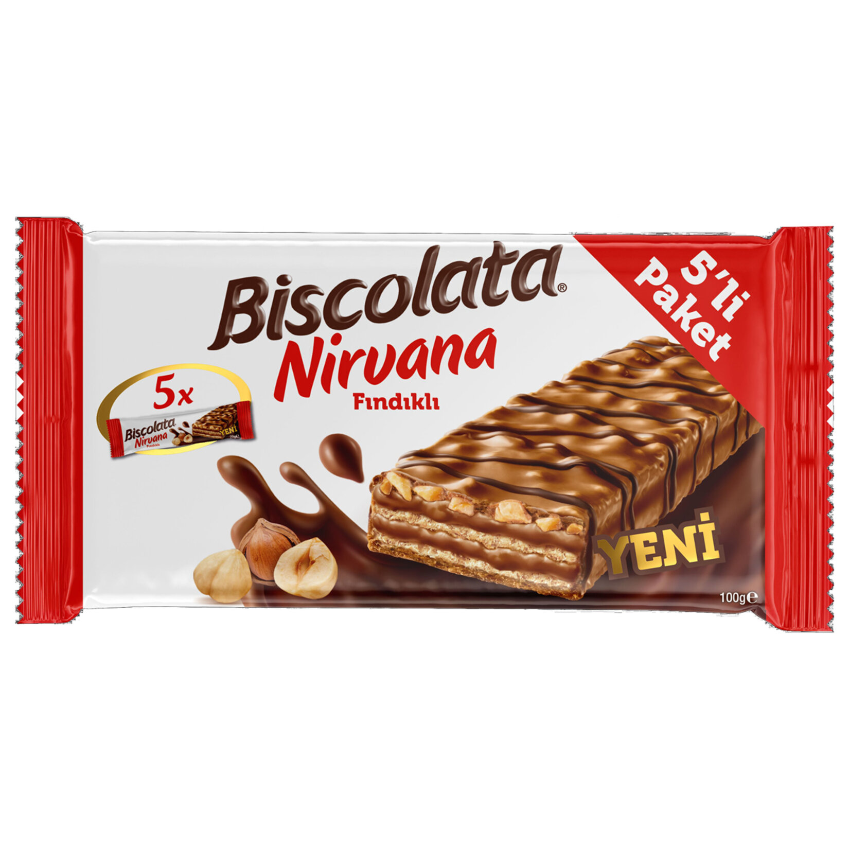 Bıscolata Nirvana Fındıklı Gofret Mp 100G