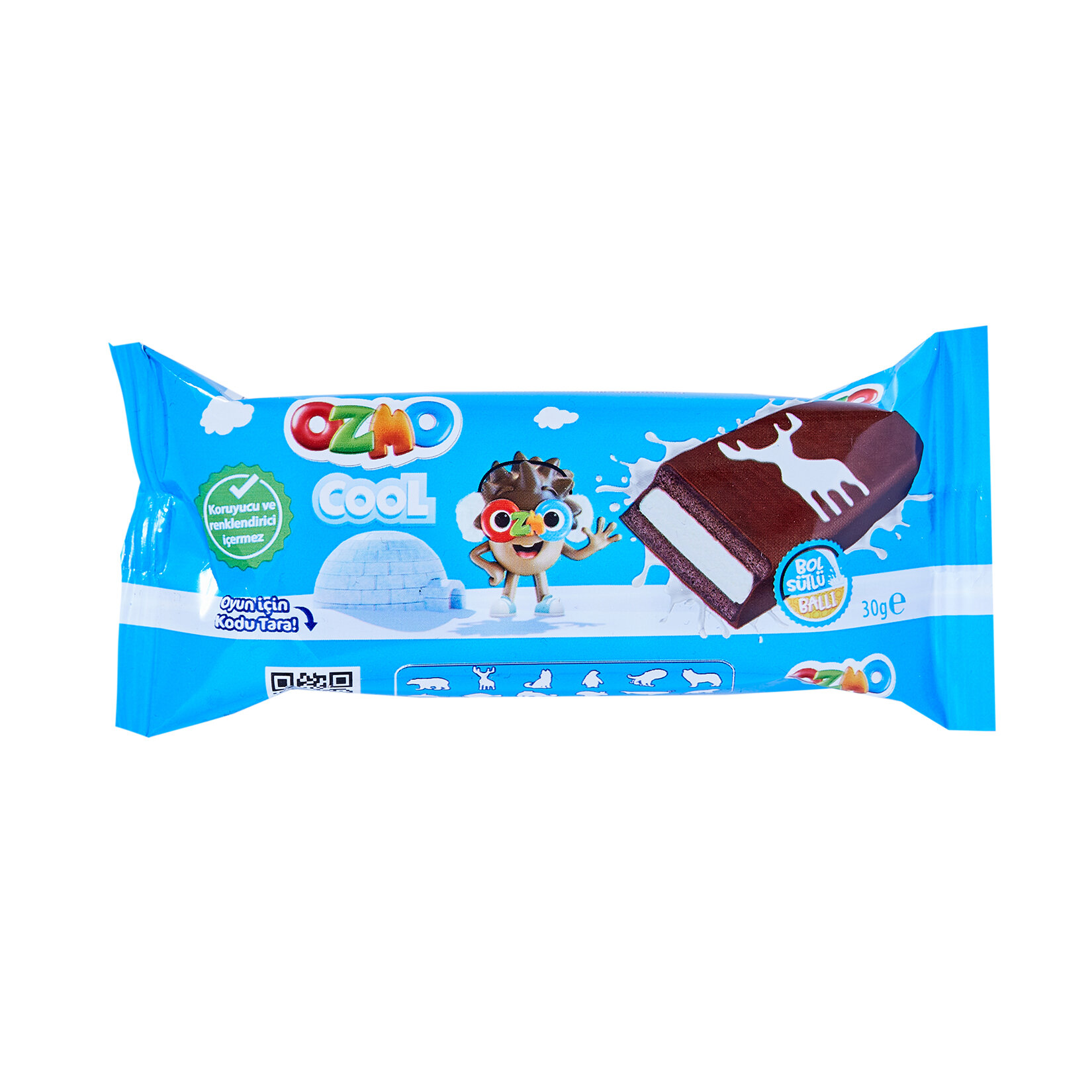 Ozmo Cool Bol Süt.ballı Krema Dol.çik.kap.kek 30G