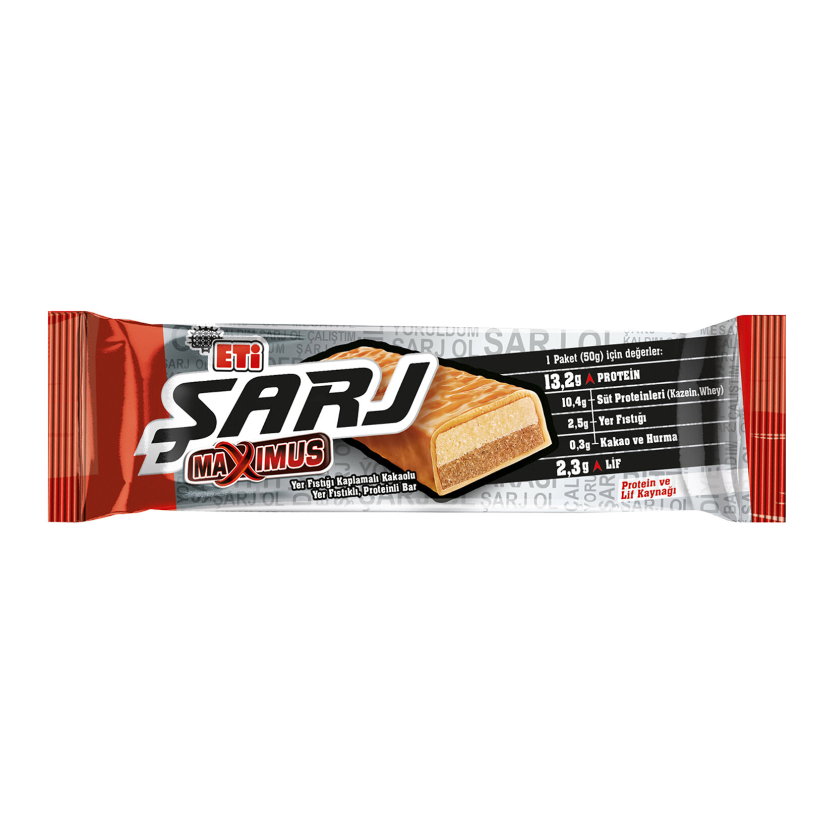 Eti Maximus Şarj Yer Fıstıklı Proteinli Bar 50G