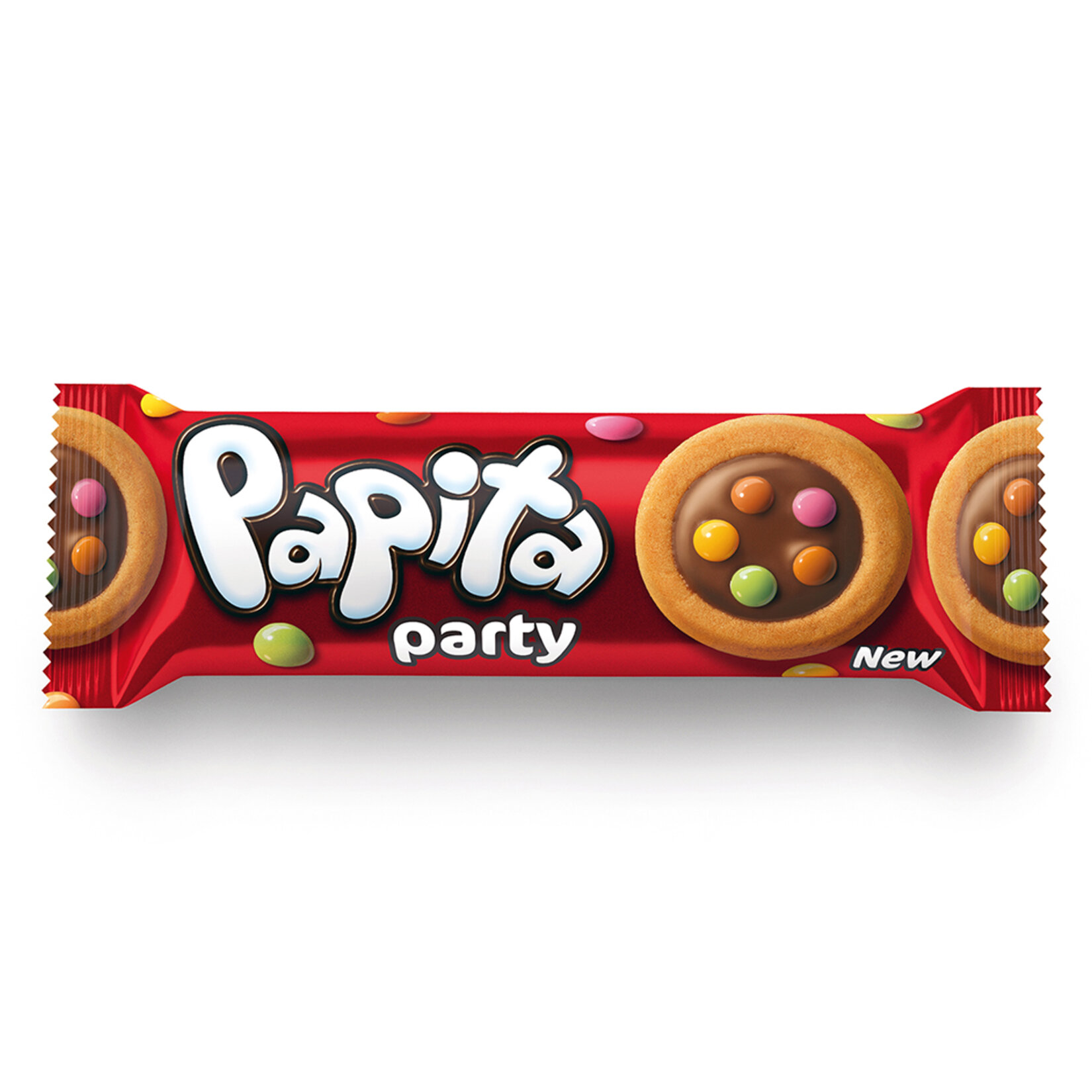 Şölen Papita Party Çik.kaplı Sütlü Kre.bisküvi 63G