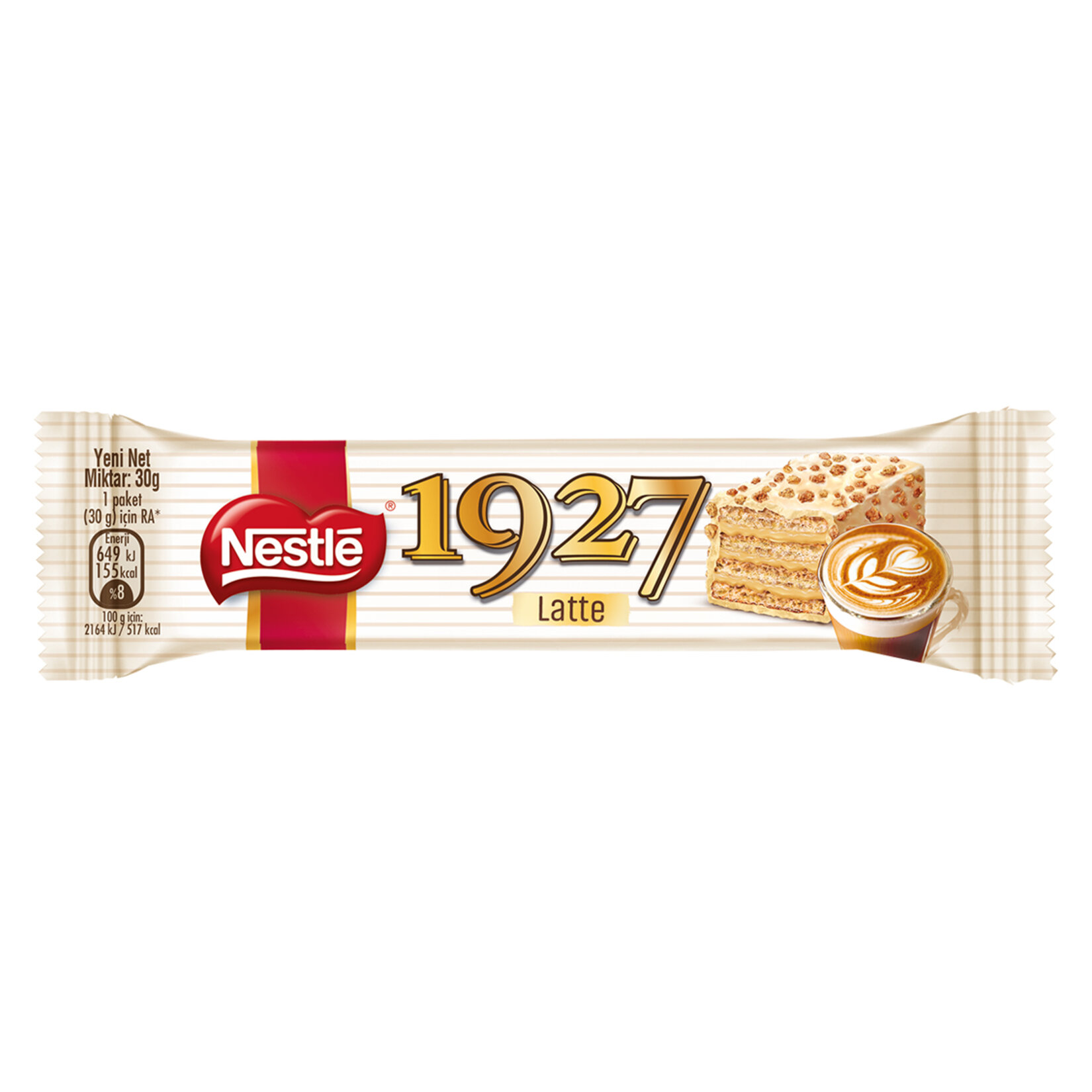Nestle 1927 Beyaz Çikolata Kaplı Latte Gofret 30G