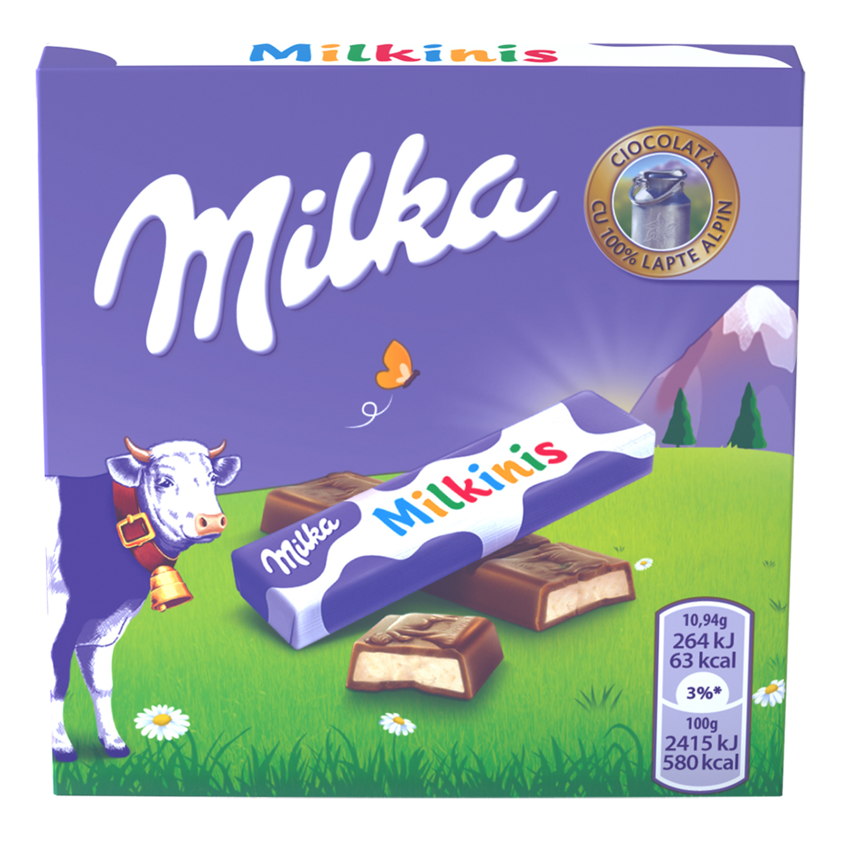 Milka Milkinis Süt Dolgolu Sütlü Çikolata 43,75 G