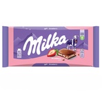 Milka Çilekli Yoğurtlu Tablet Çikolata 100 G