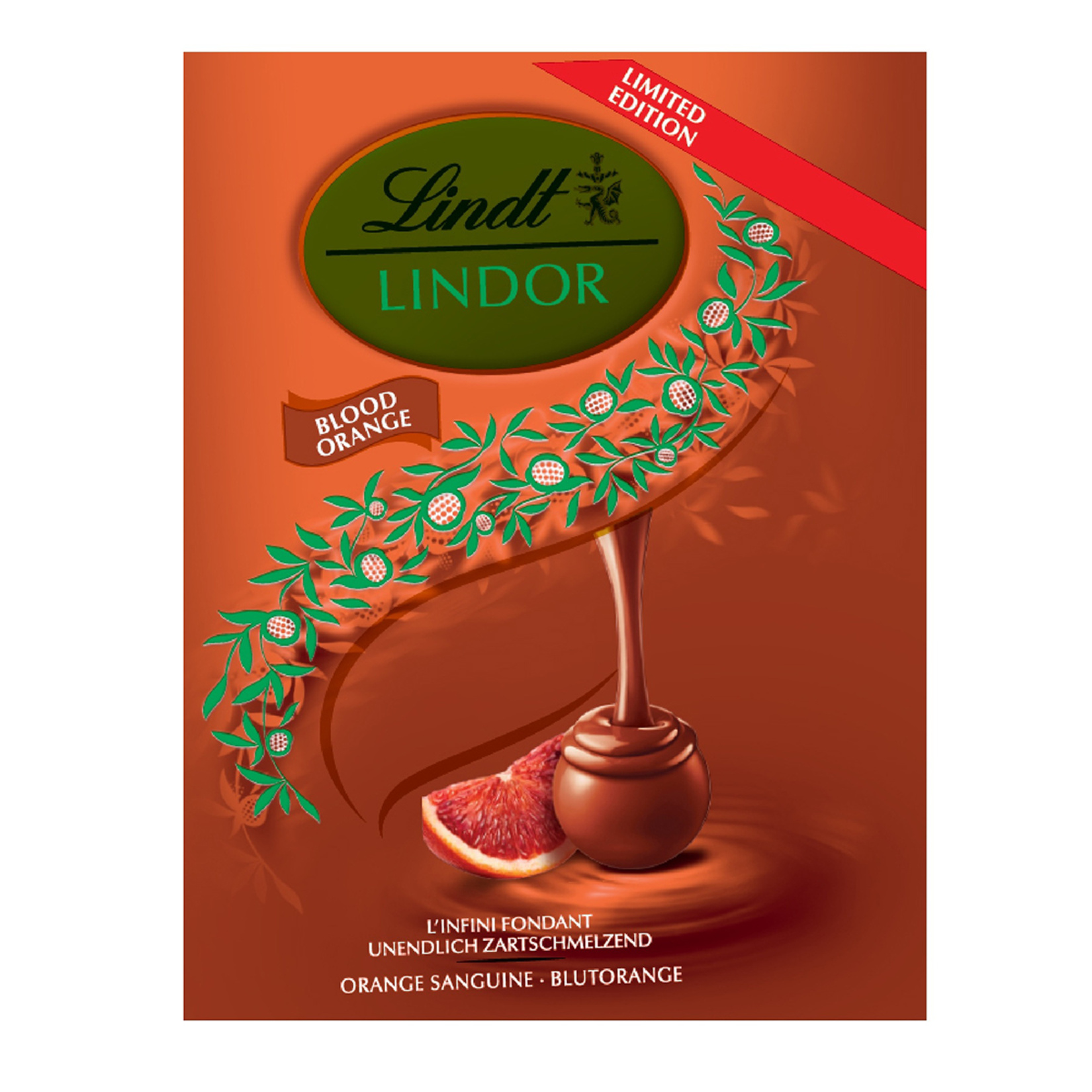 Lindt Kan Portakalı Dolgulu %44 Sütlü Çikolata 200 G