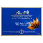 Lindt Swiss Thins İnce Sütlü Çikolata 125 Gr