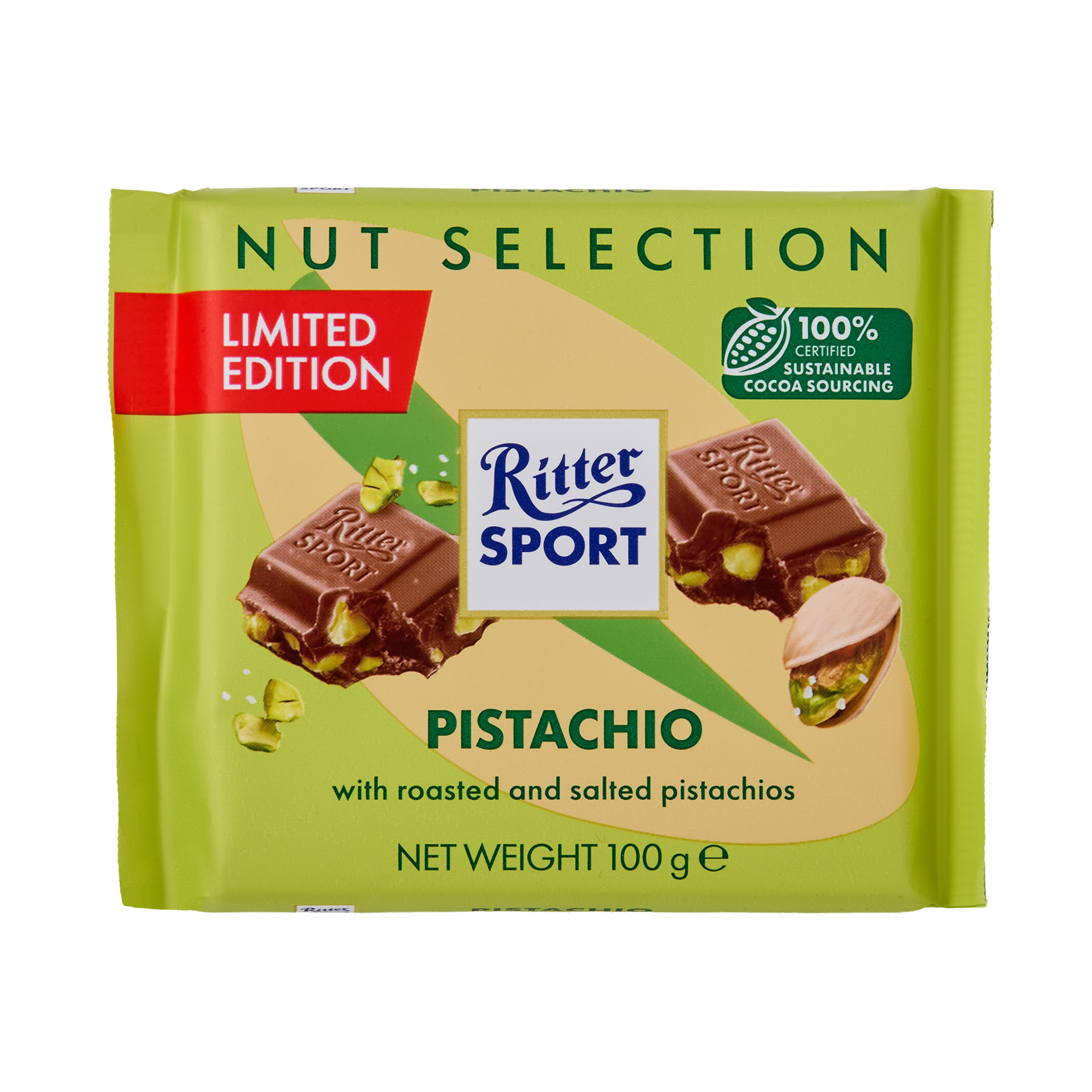 Ritter Pistachio Antep Fıstıklı Çikolata 100 G