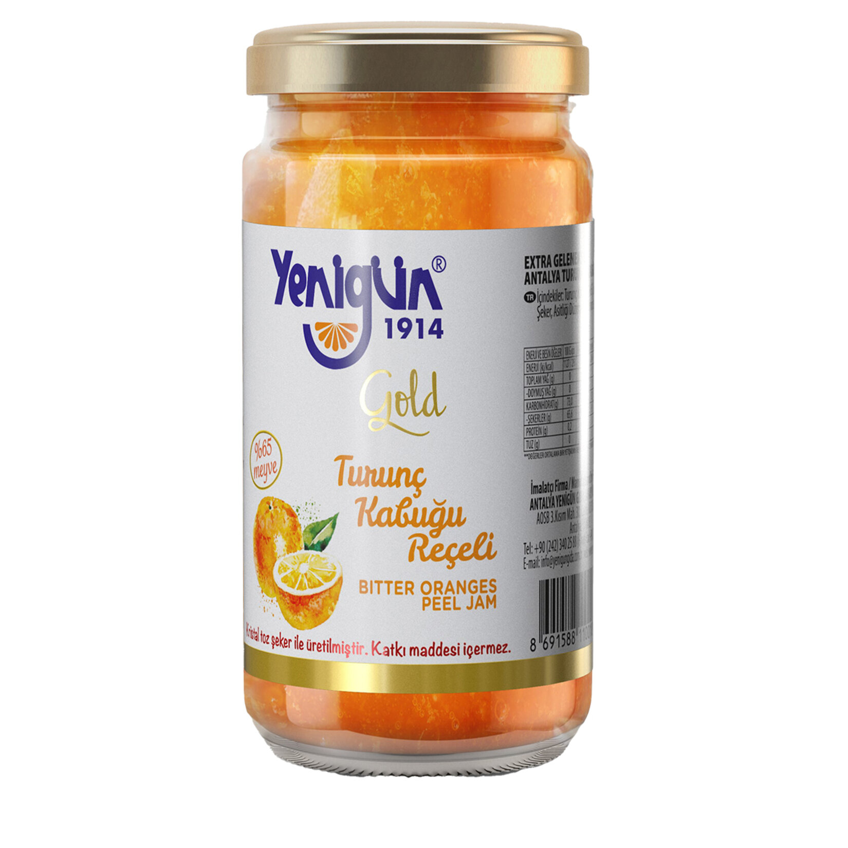 Yenigün Gold Turunç Kabuğu Reçeli 290 G