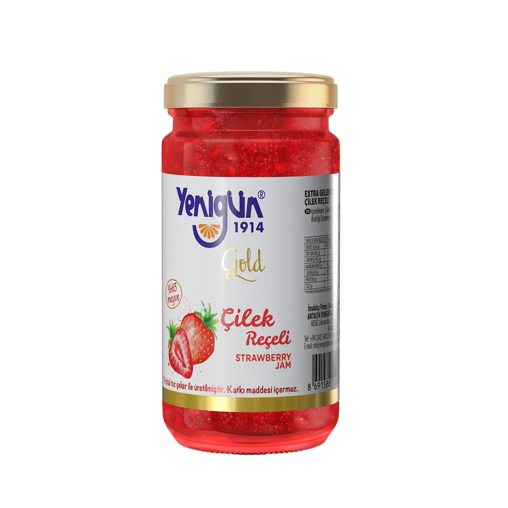 Yenigün Gold Çilek Reçeli 290 G