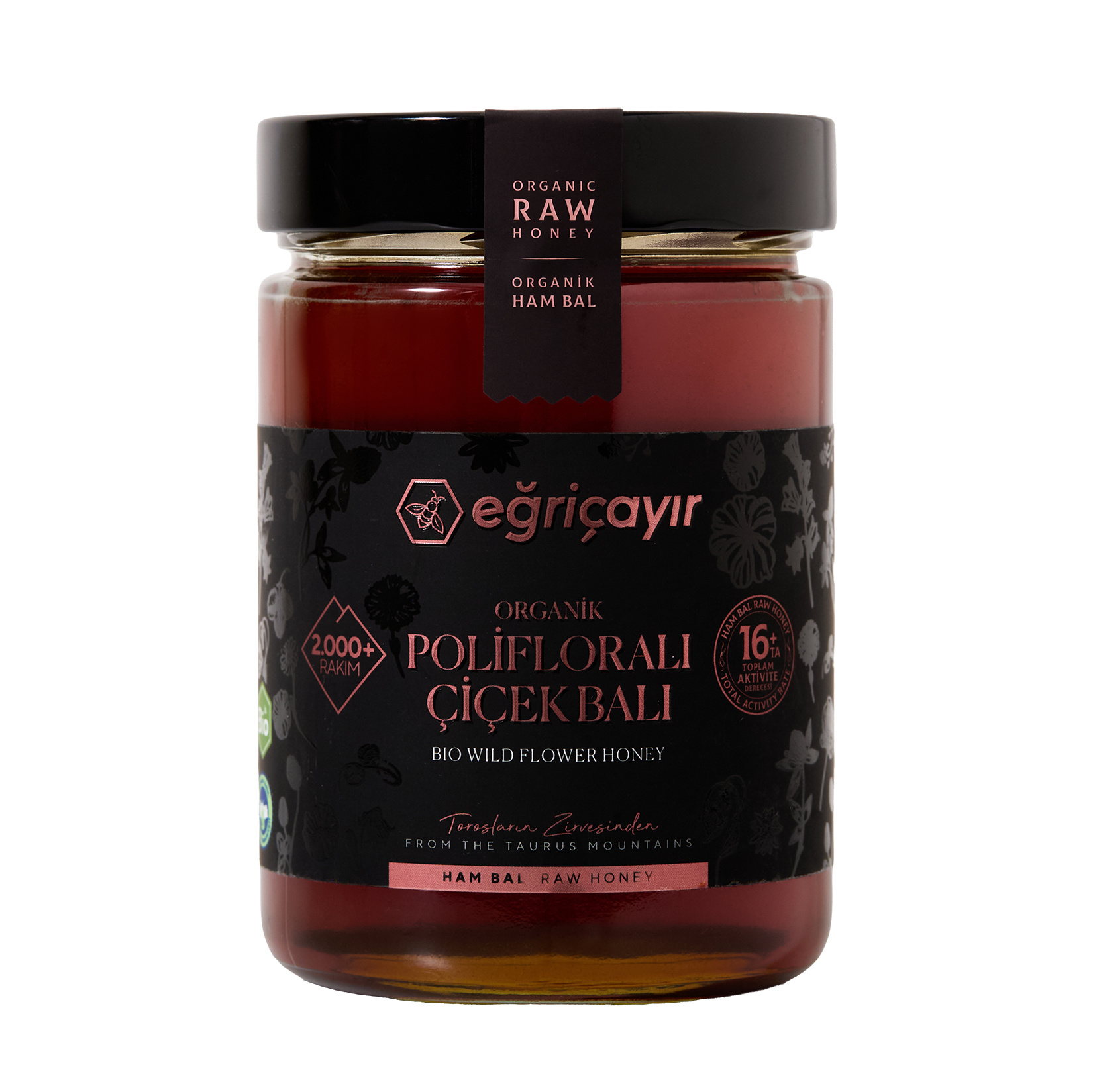Eğriçayır Organik Polifloralı Çiçek Balı 850 G