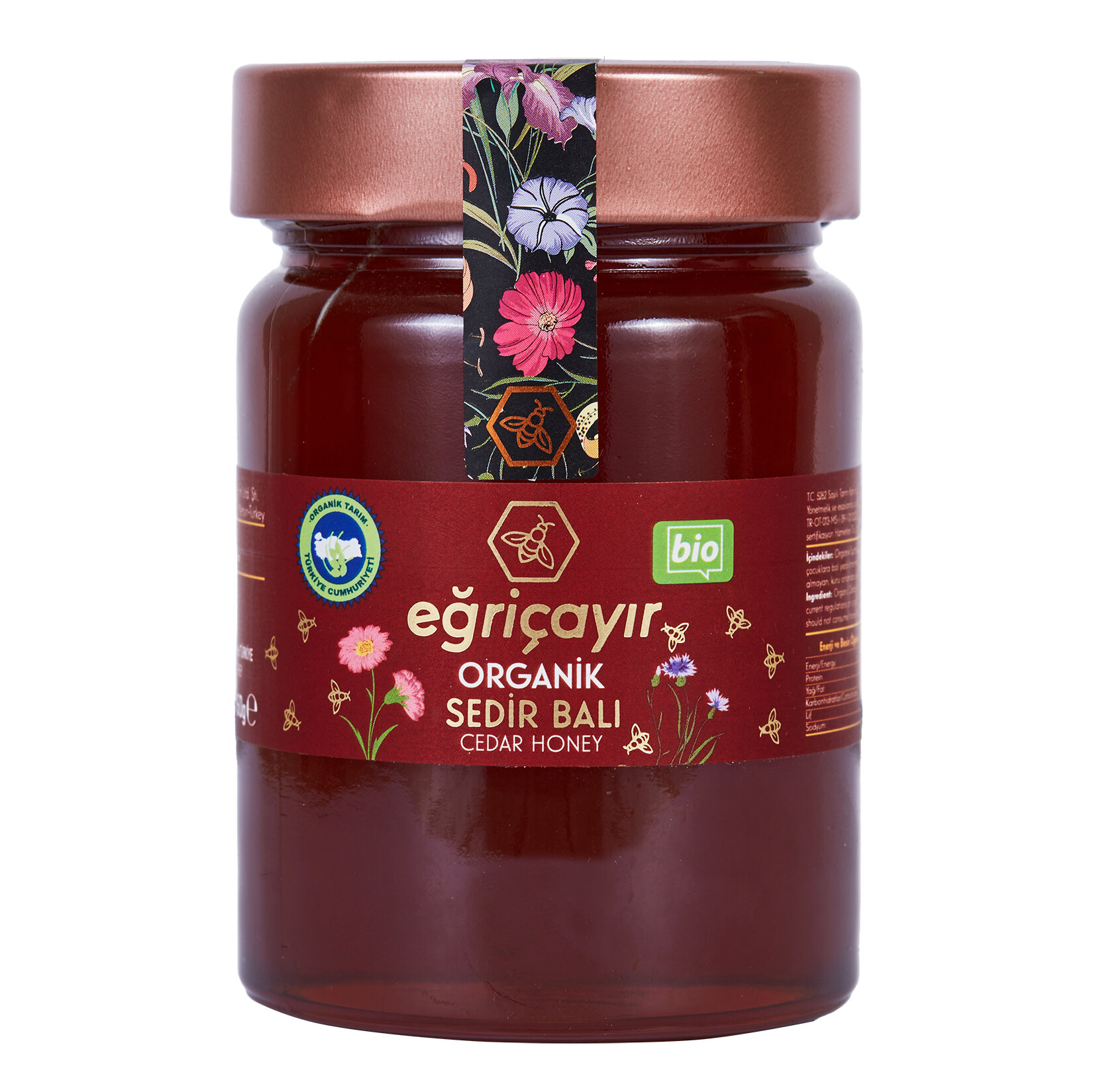Eğriçayır Organik Sedir Balı 450 G