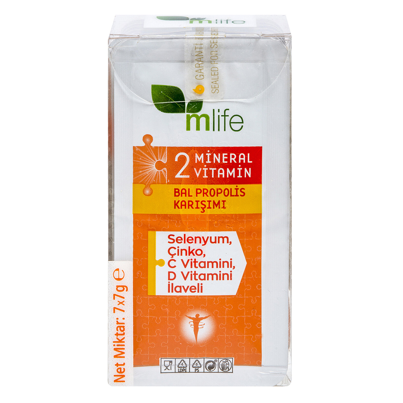 M Life 2 Mineral 2 Vitamin Bal Propolis Karışımı 7X7 G